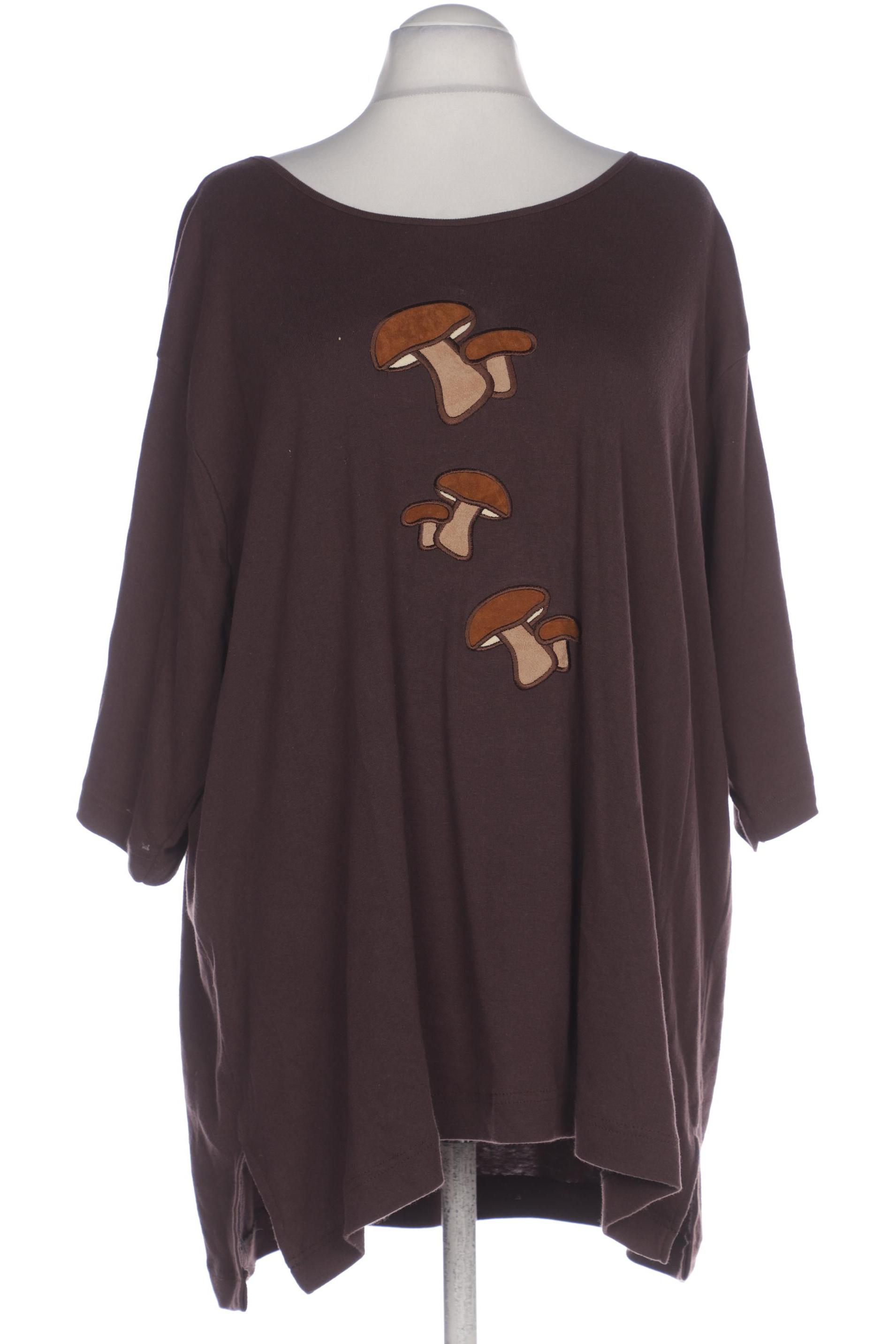 

Ulla Popken Damen T-Shirt, braun, Gr. 52