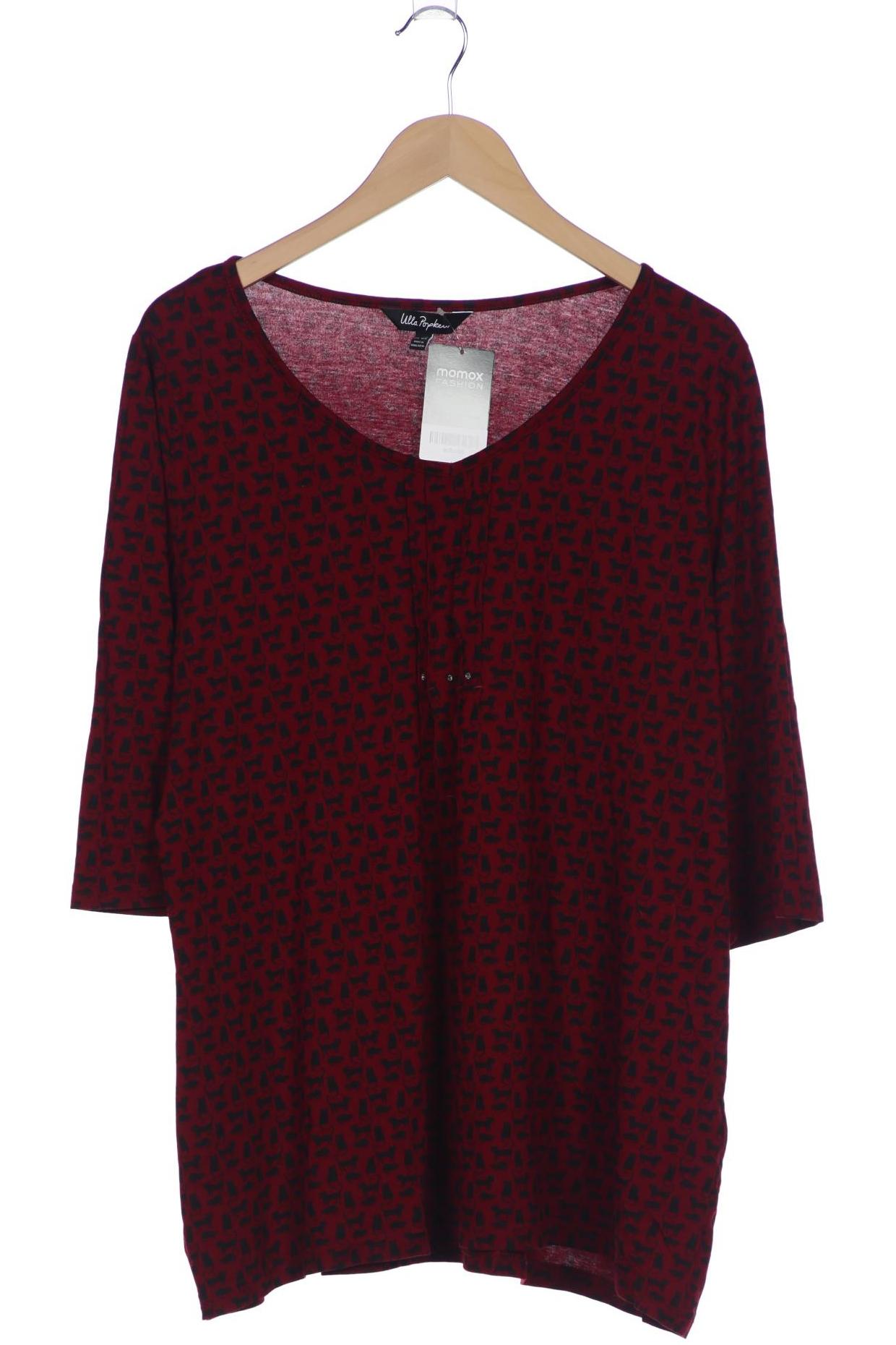 

Ulla Popken Damen Langarmshirt, bordeaux, Gr. 46