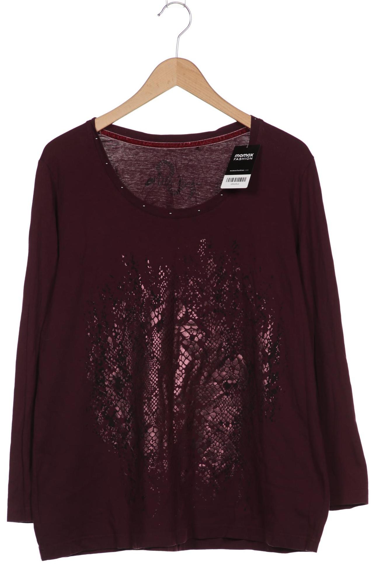 

Ulla Popken Damen Langarmshirt, bordeaux