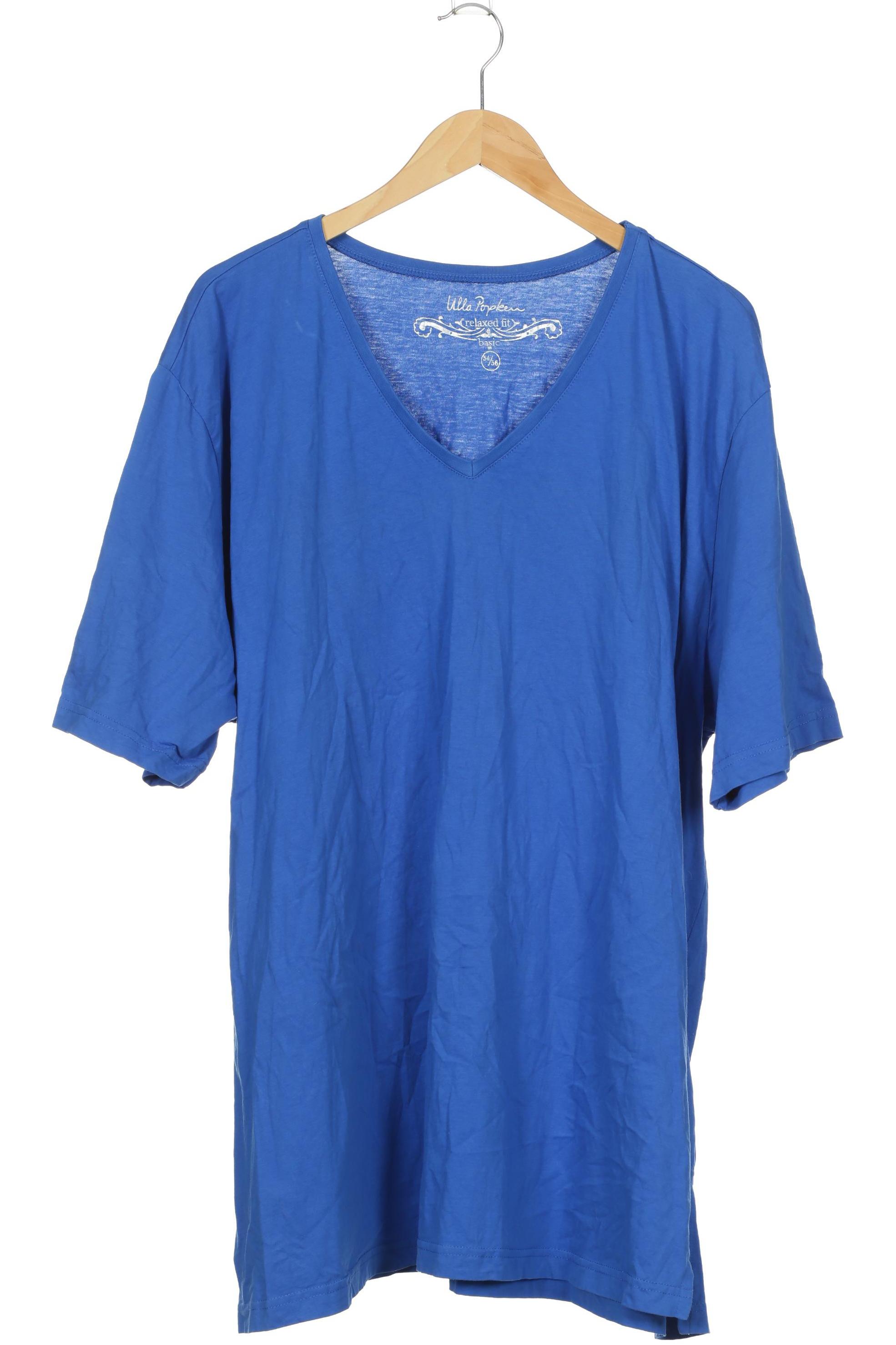 

Ulla Popken Damen T-Shirt, blau, Gr. 54
