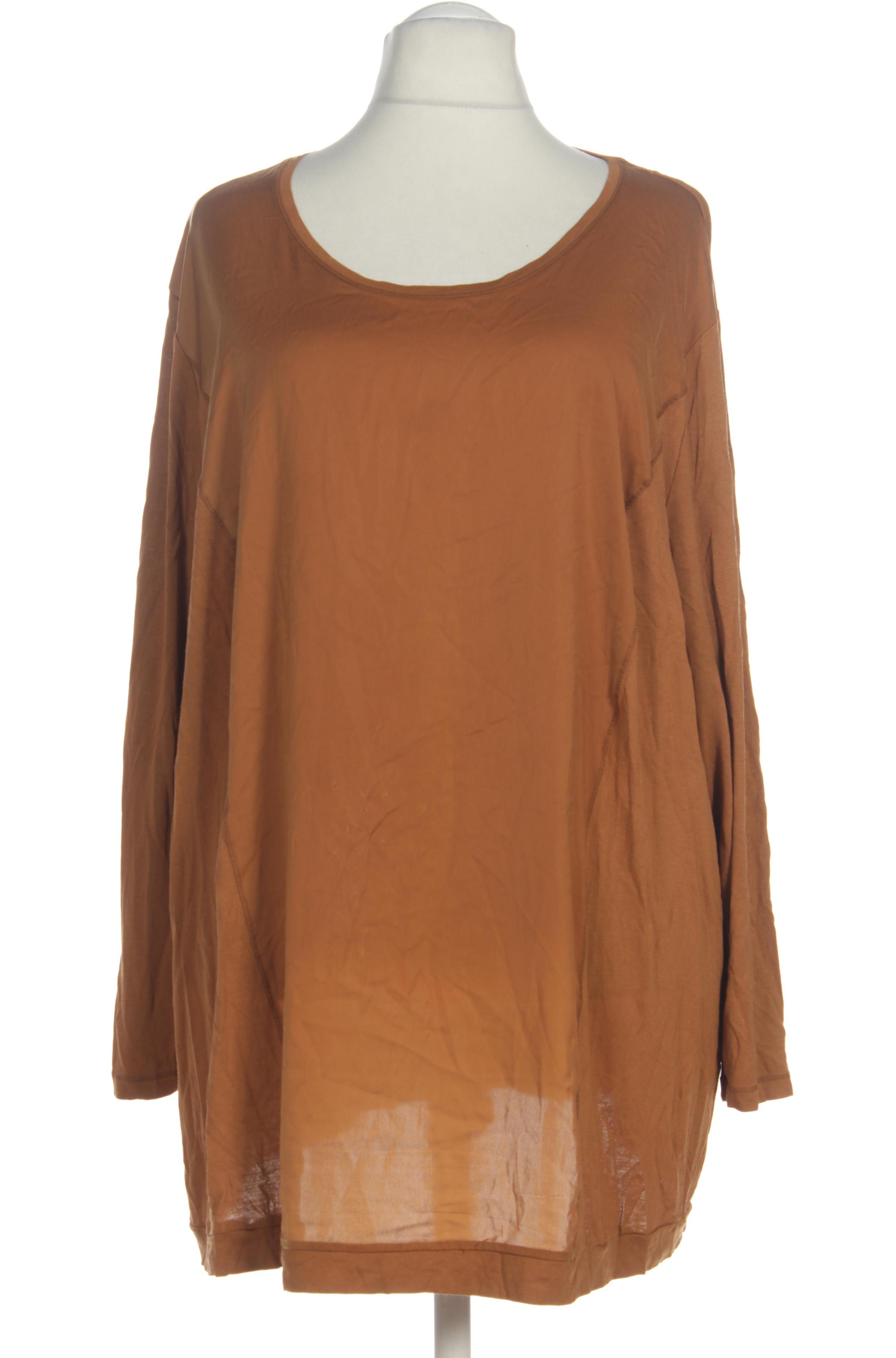 

Ulla Popken Damen Langarmshirt, braun, Gr. 58