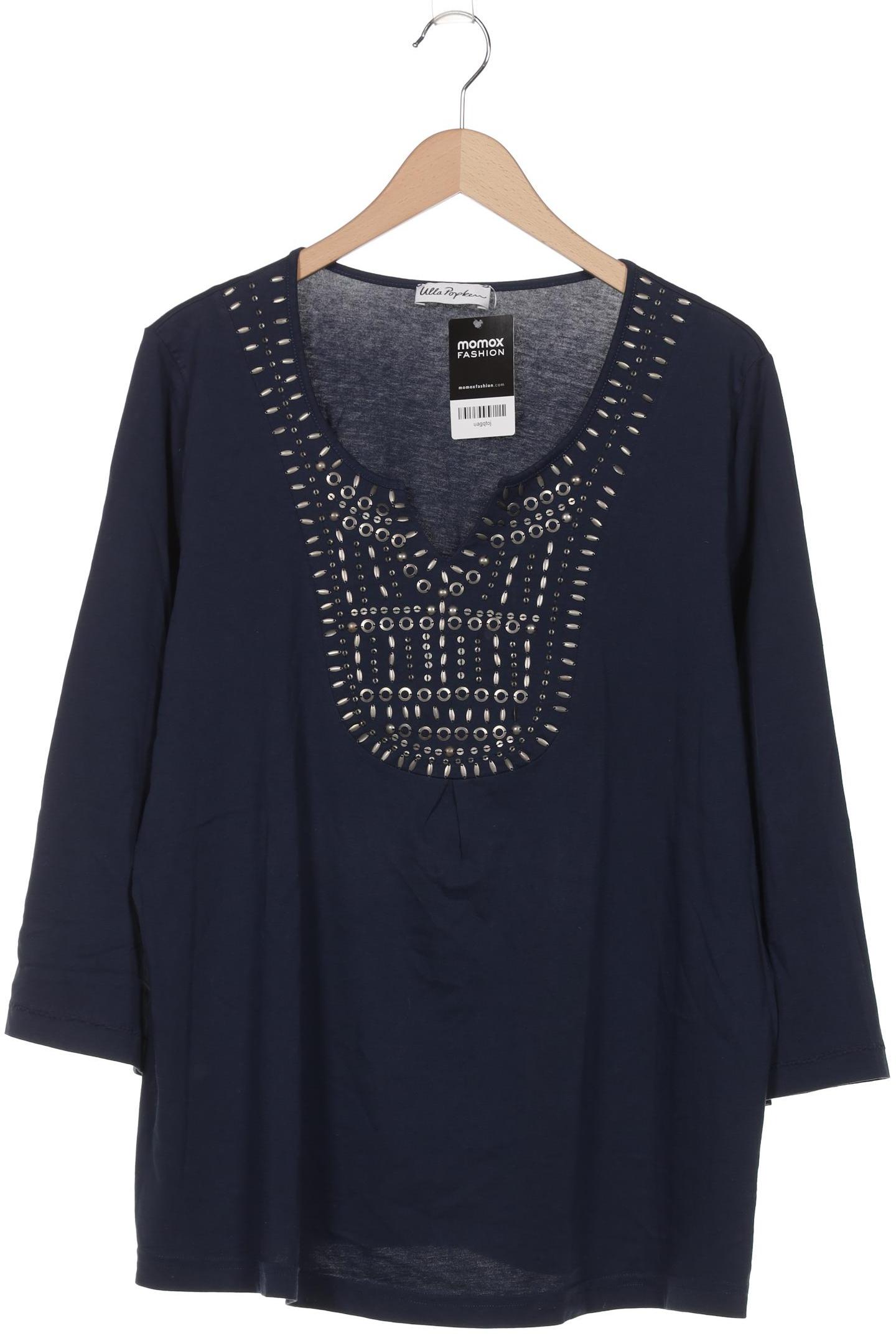 

Ulla Popken Damen Langarmshirt, marineblau, Gr. 46