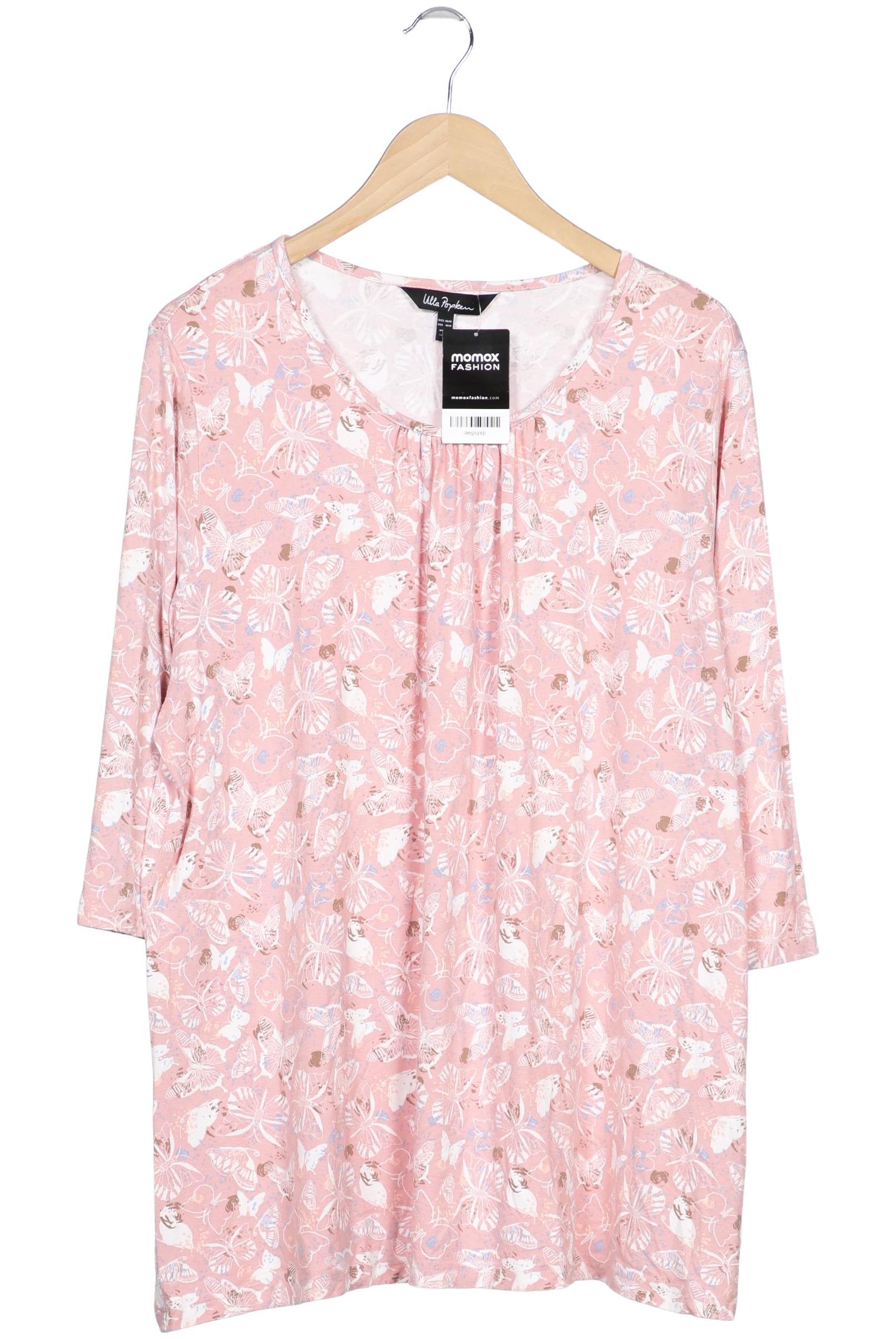 

Ulla Popken Damen Langarmshirt, pink, Gr. 46