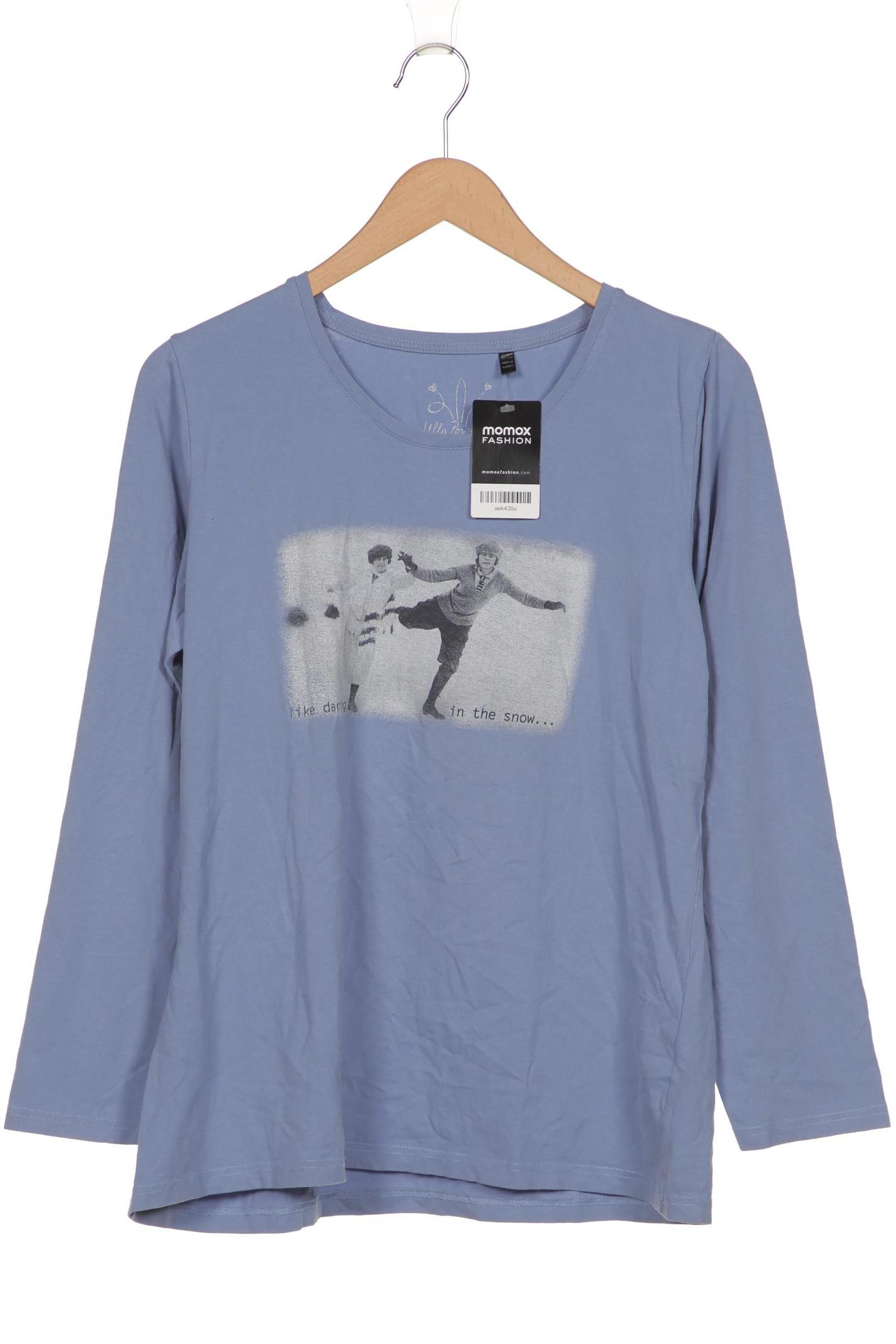 

Ulla Popken Damen Langarmshirt, hellblau