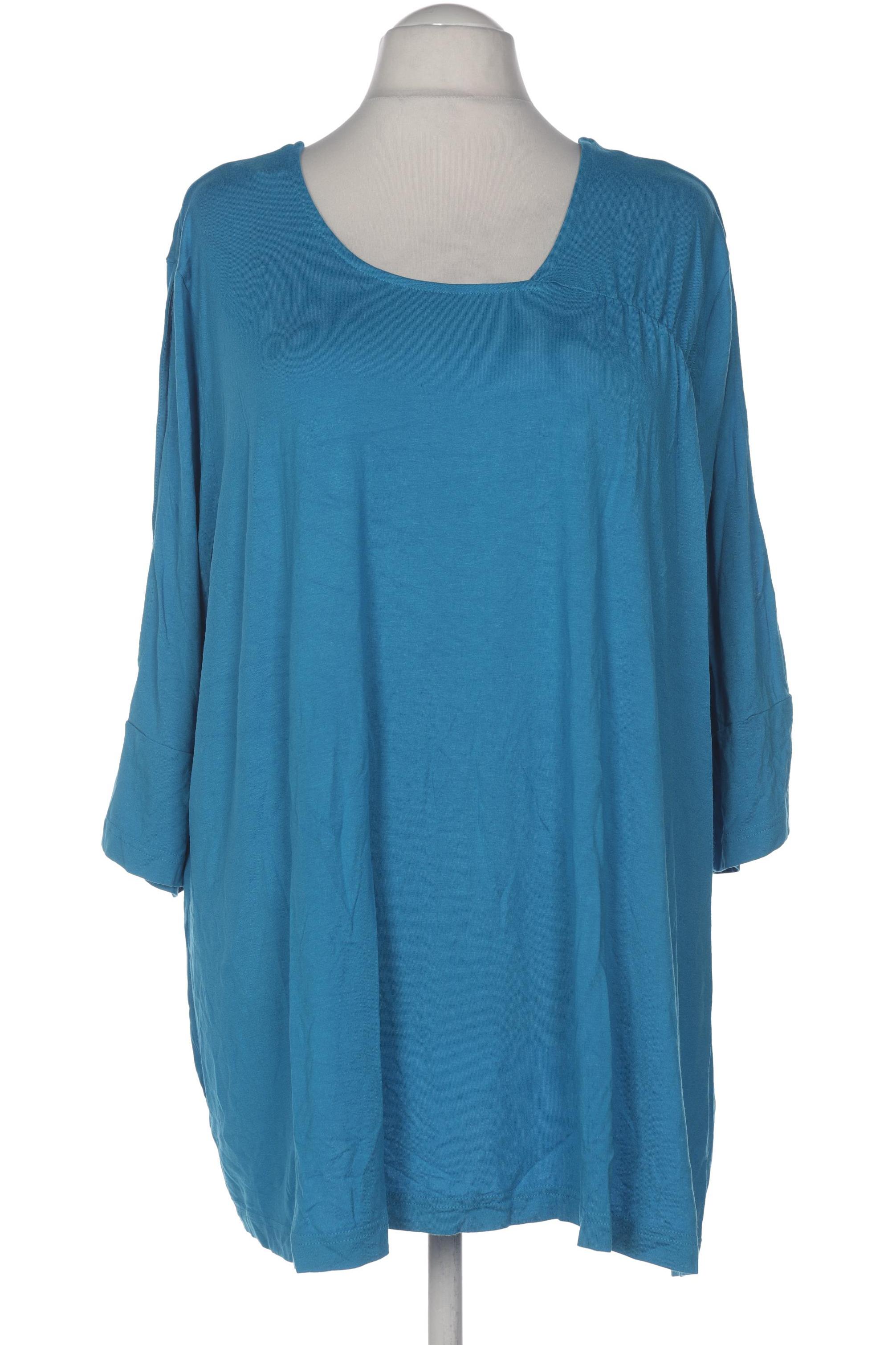 

Ulla Popken Damen Langarmshirt, blau, Gr. 54