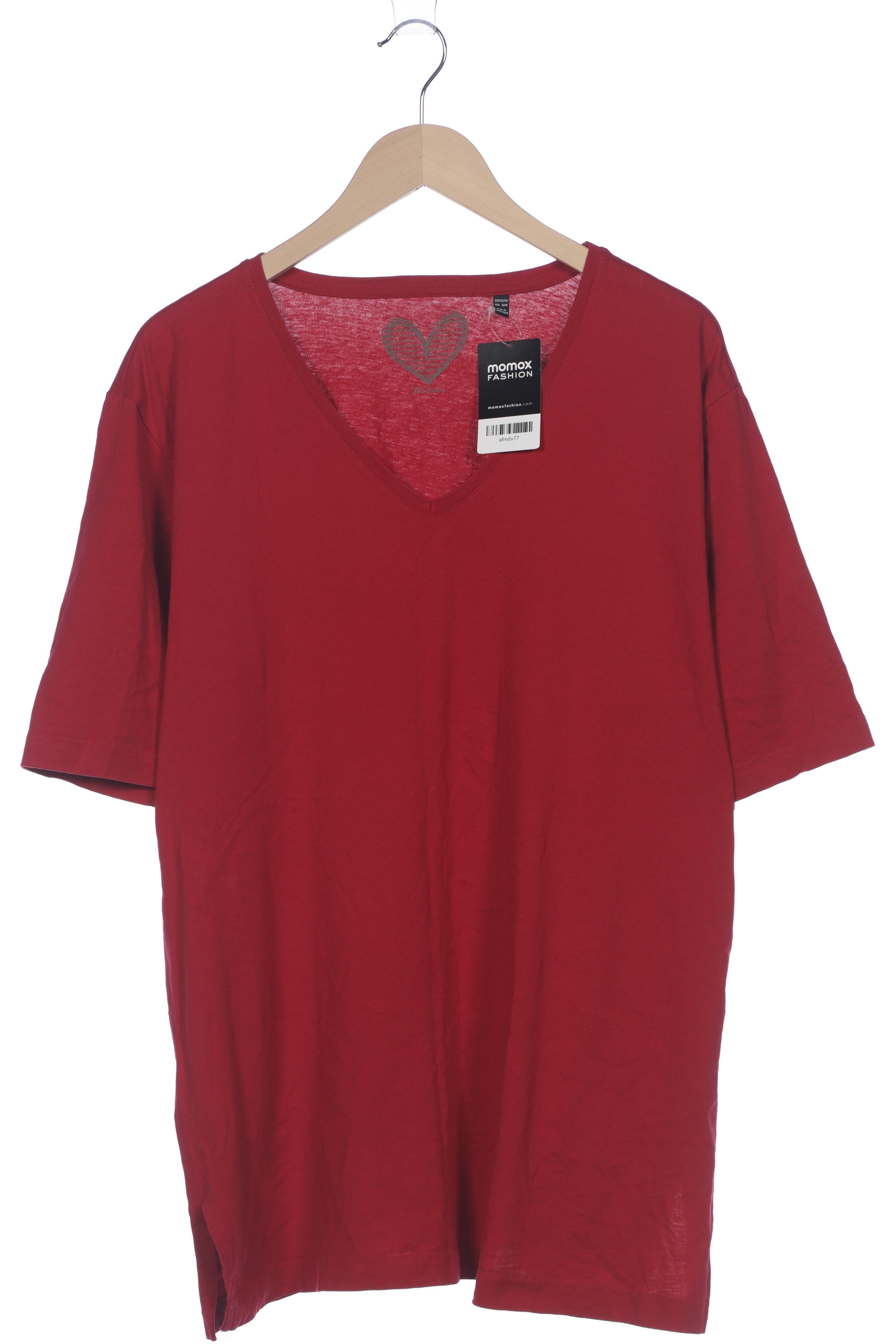 

Ulla Popken Damen T-Shirt, rot, Gr. 46
