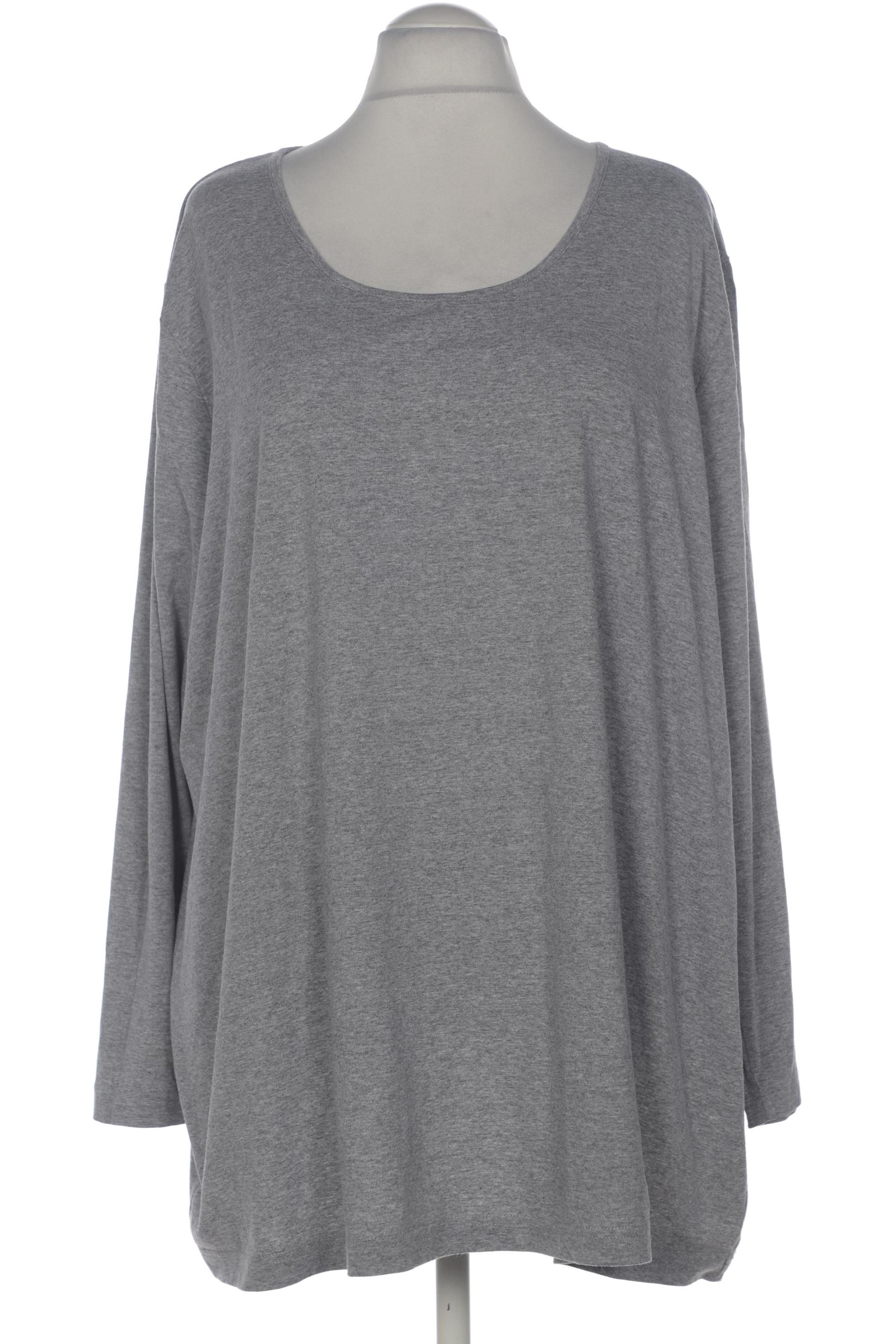 

Ulla Popken Damen Langarmshirt, grau, Gr. 54
