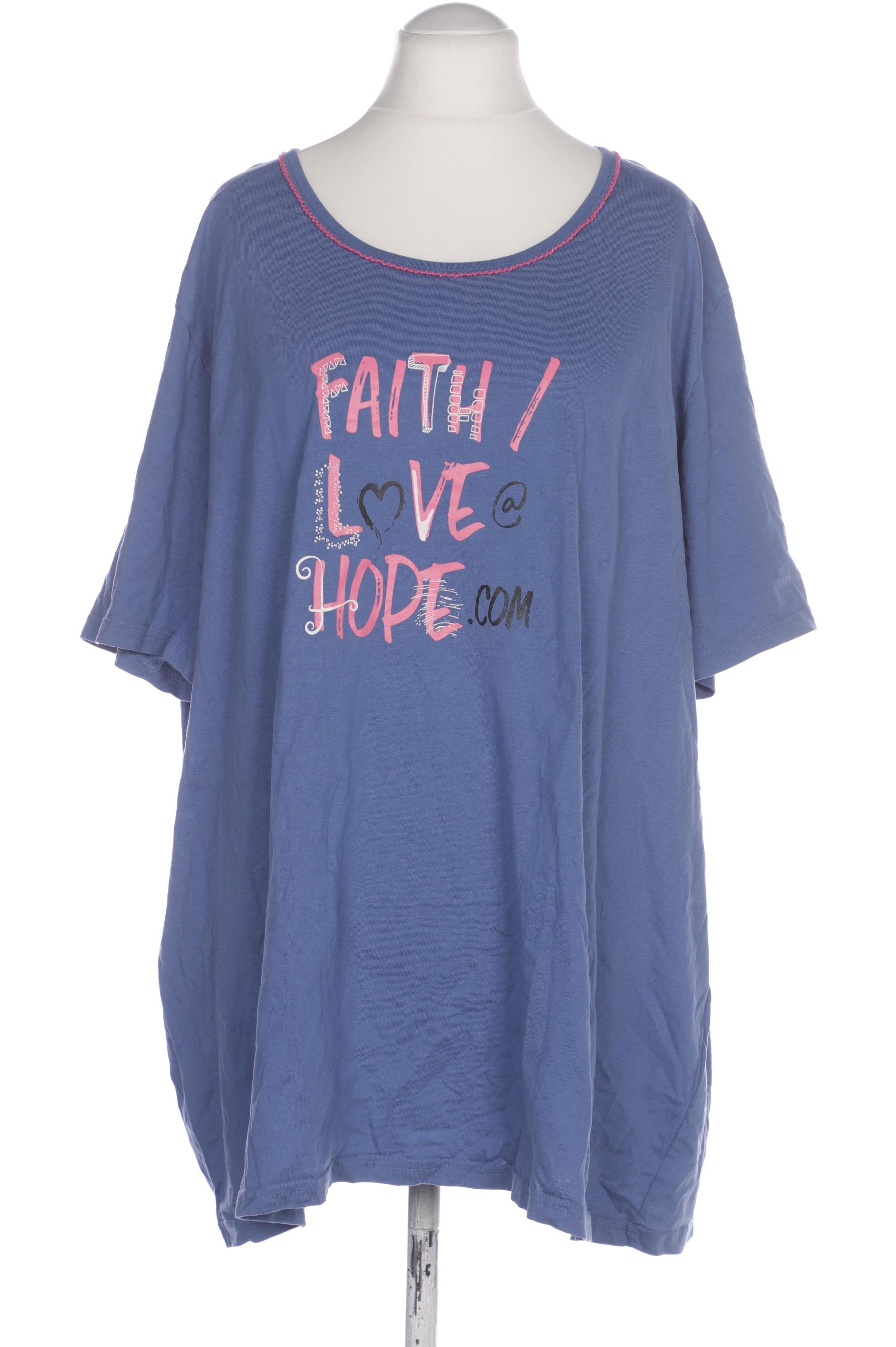 

Ulla Popken Damen T-Shirt, blau, Gr. 58