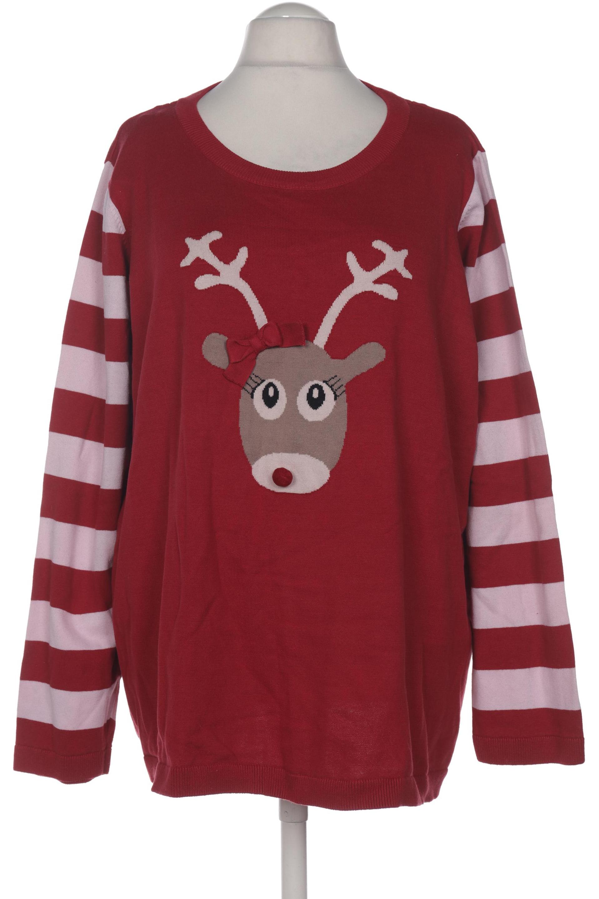 

Ulla Popken Damen Pullover, bordeaux, Gr. 52