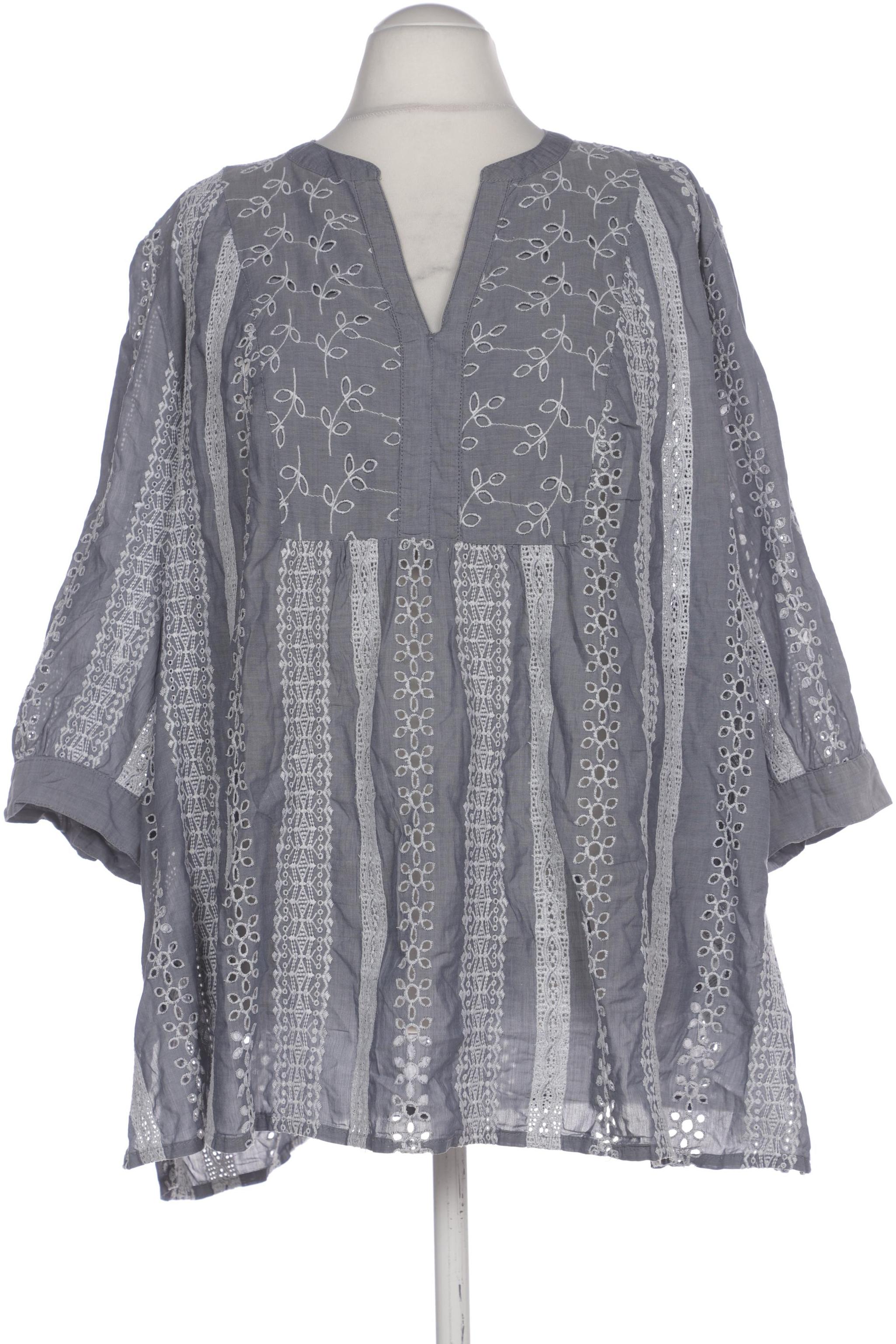 

Ulla Popken Damen Bluse, grau, Gr. 54