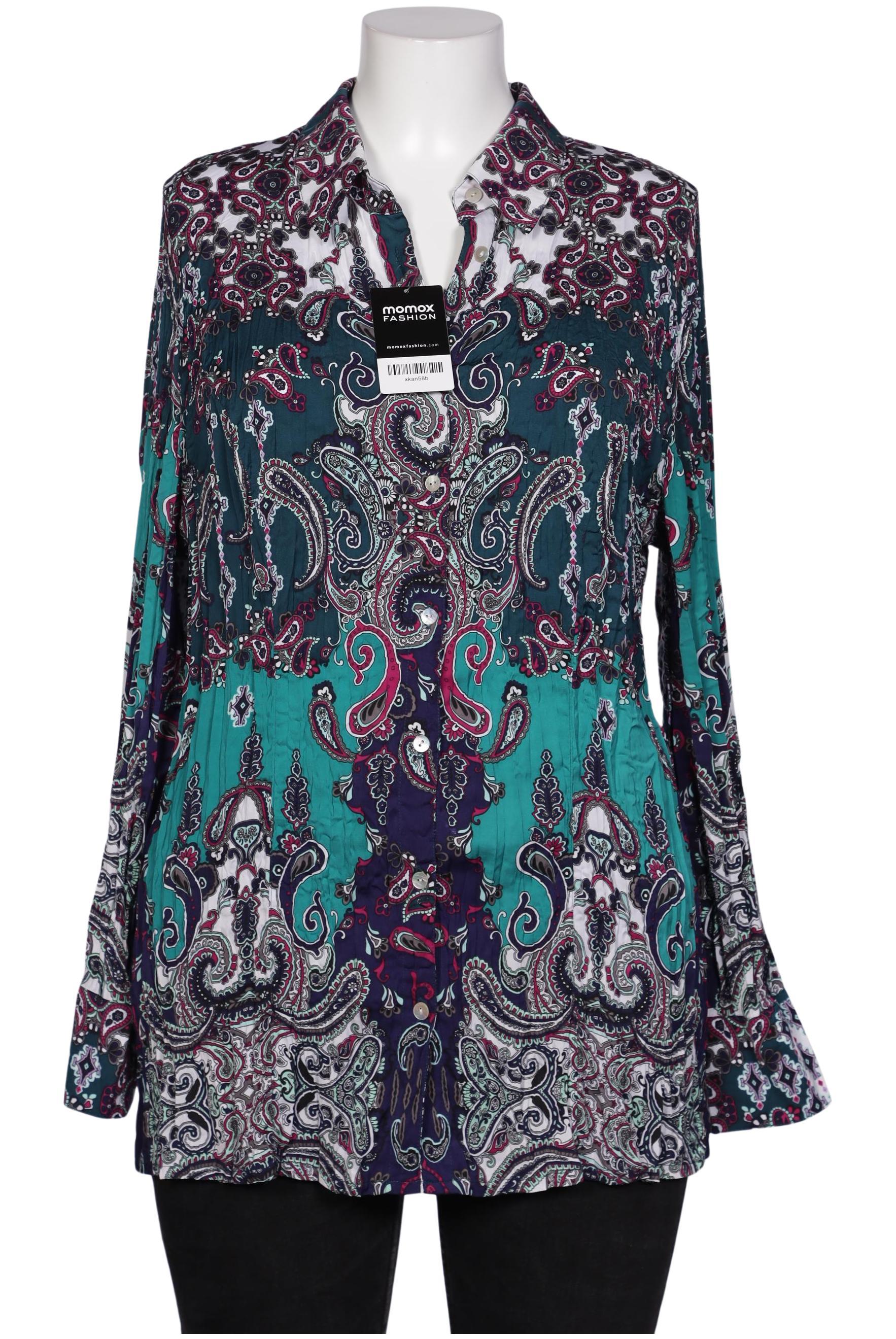 

Ulla Popken Damen Bluse, türkis, Gr. 44