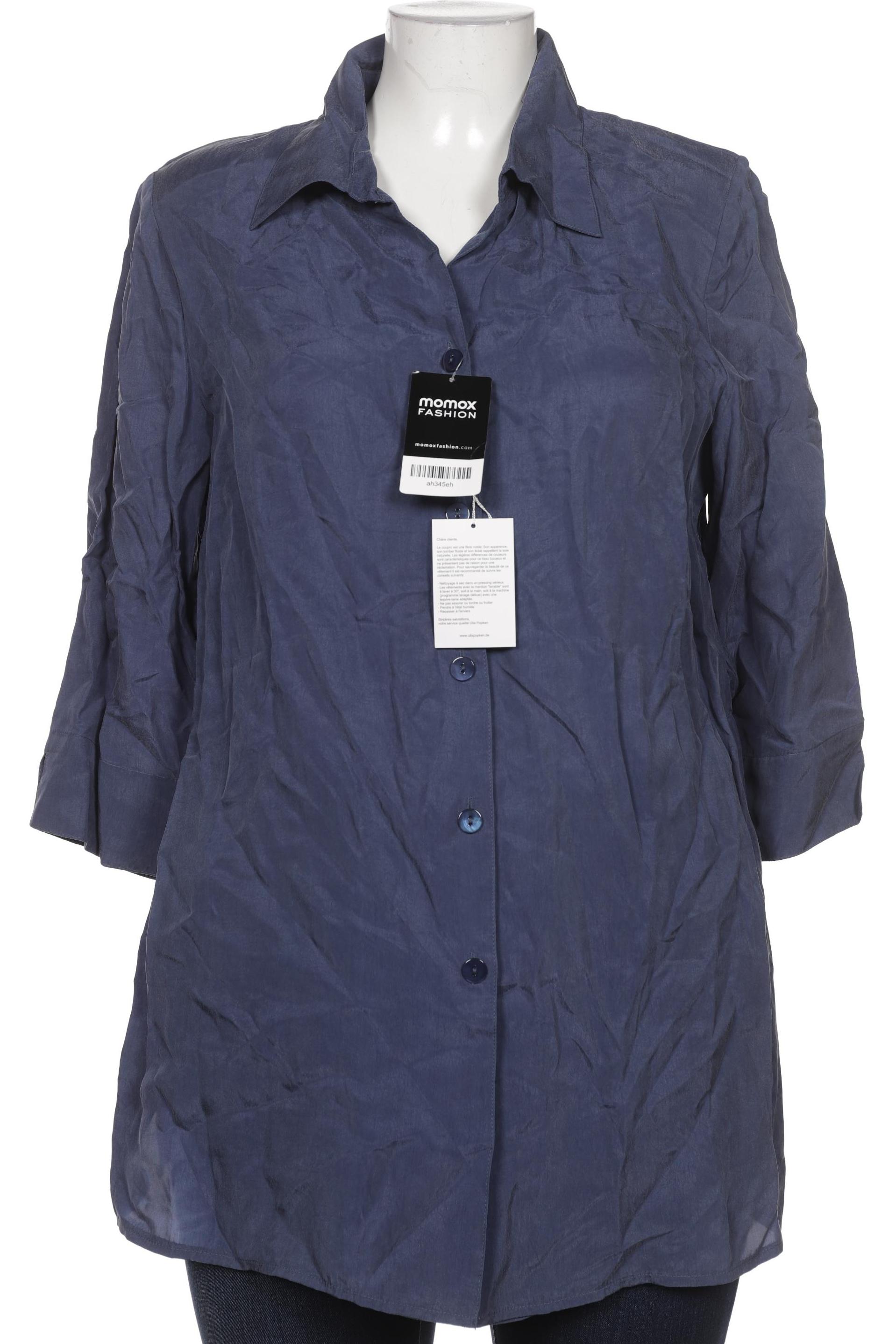 

Ulla Popken Damen Bluse, blau, Gr. 42