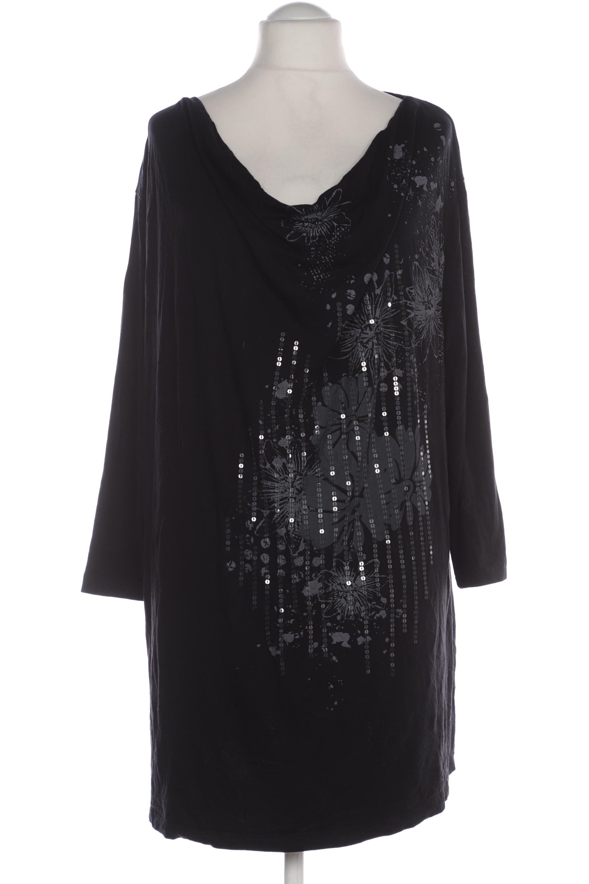 

Ulla Popken Damen Langarmshirt, schwarz, Gr. 54