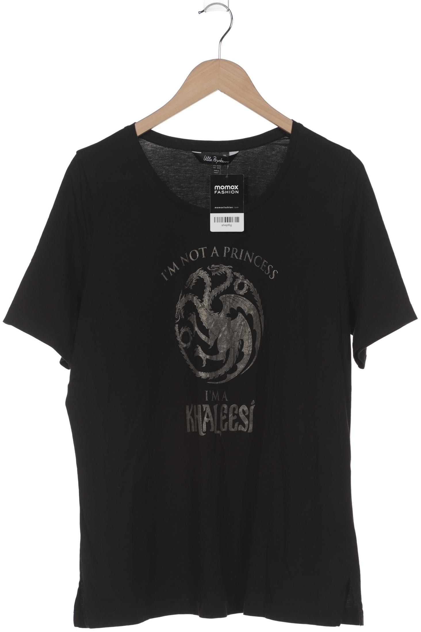 

Ulla Popken Damen T-Shirt, schwarz, Gr. 46