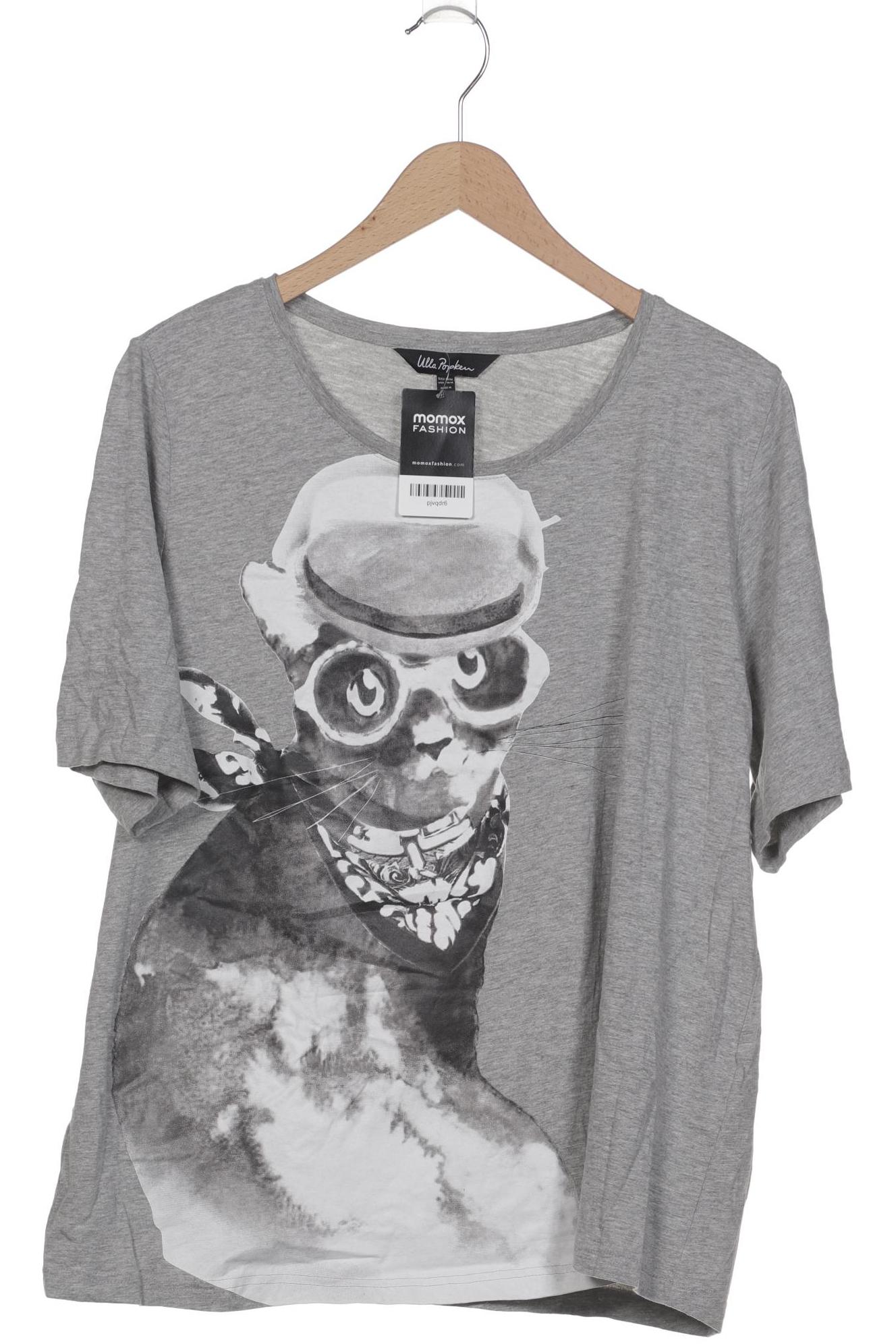 

Ulla Popken Damen T-Shirt, grau, Gr. 46