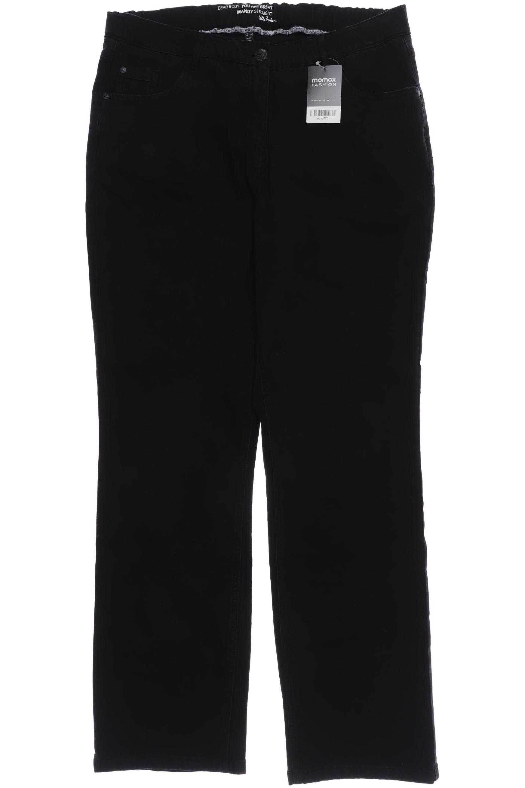 

Ulla Popken Damen Jeans, schwarz, Gr. 46