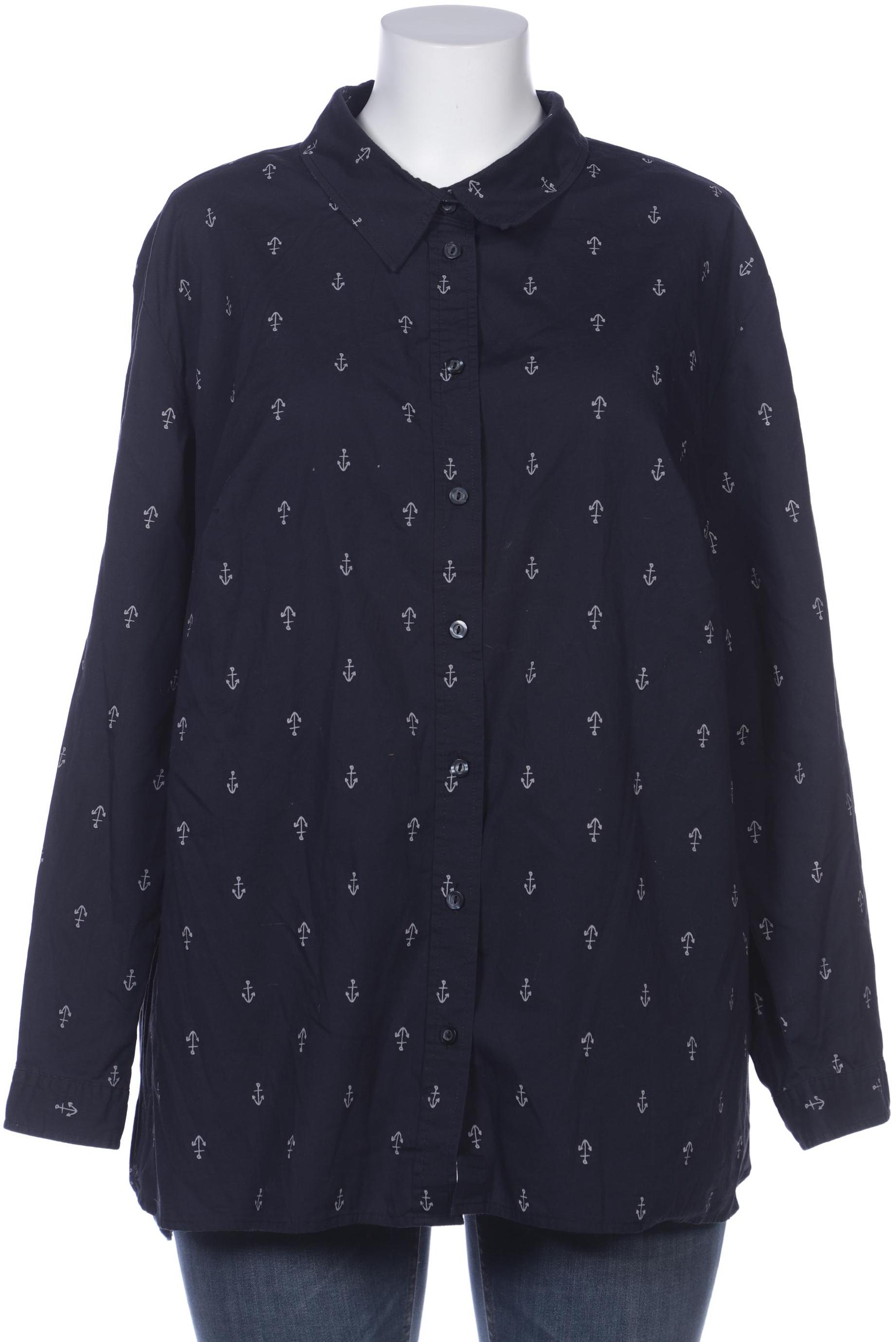 

Ulla Popken Damen Bluse, marineblau, Gr. 46
