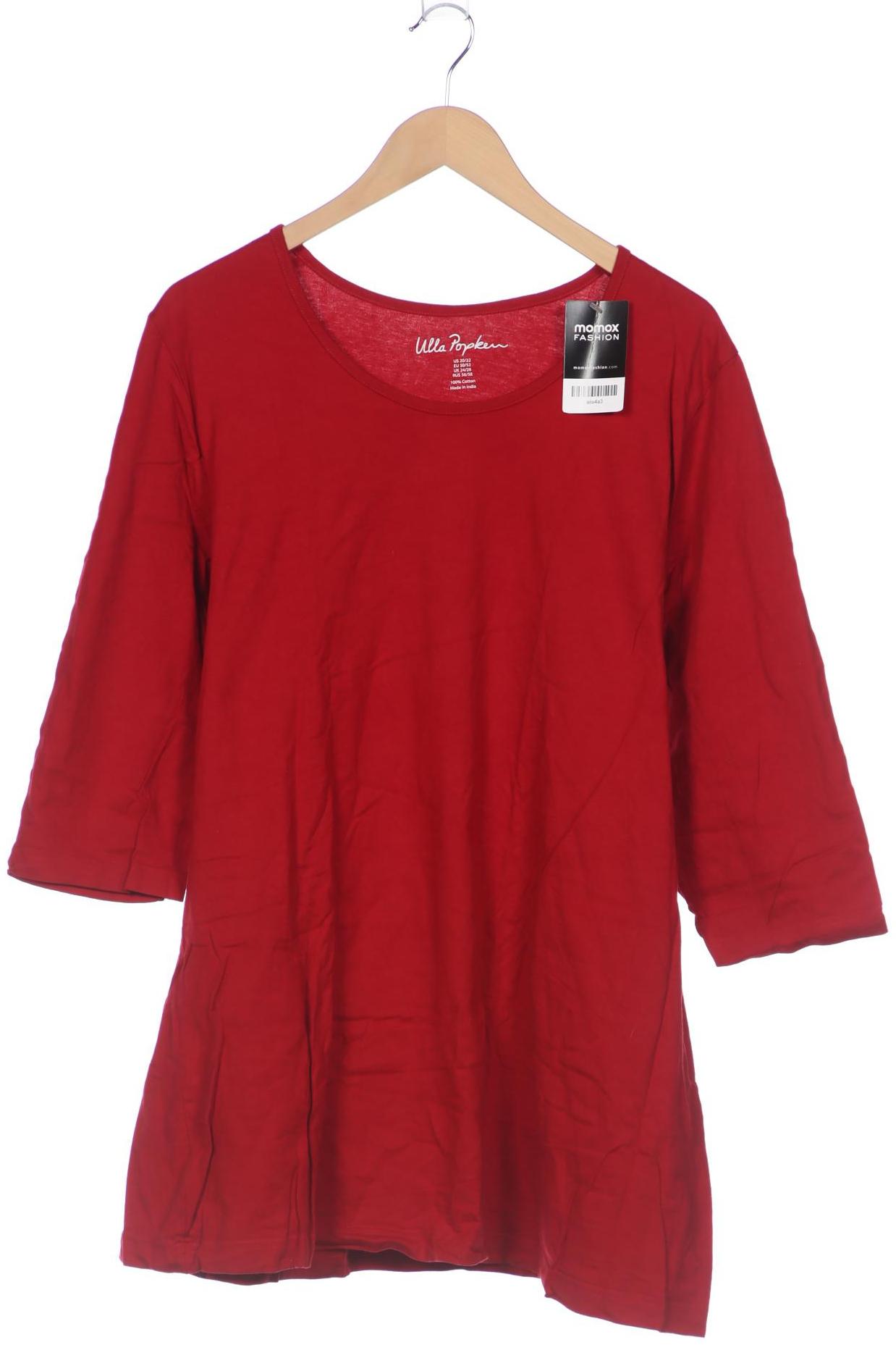 

Ulla Popken Damen Langarmshirt, rot