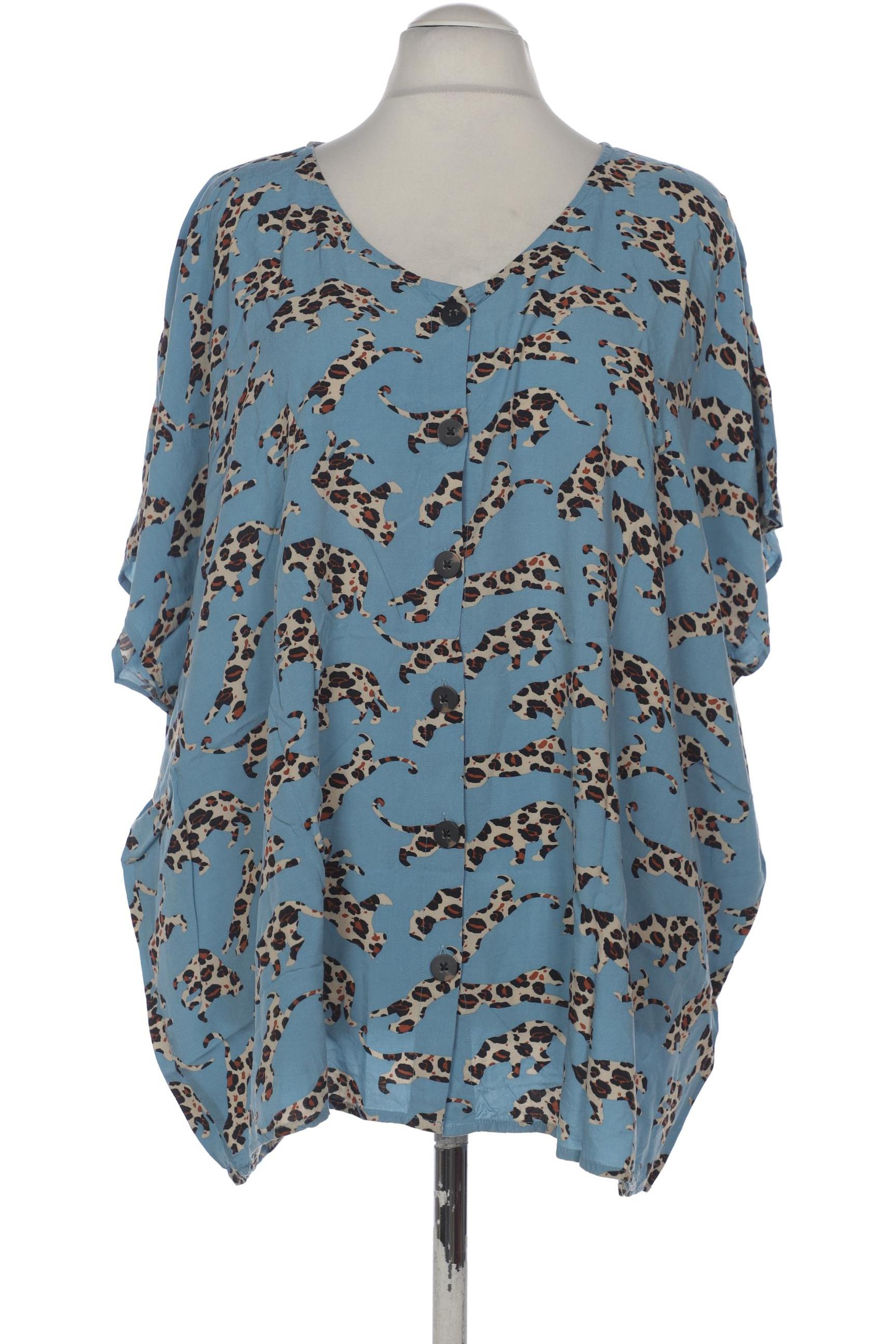 

Ulla Popken Damen Bluse, blau, Gr. 58