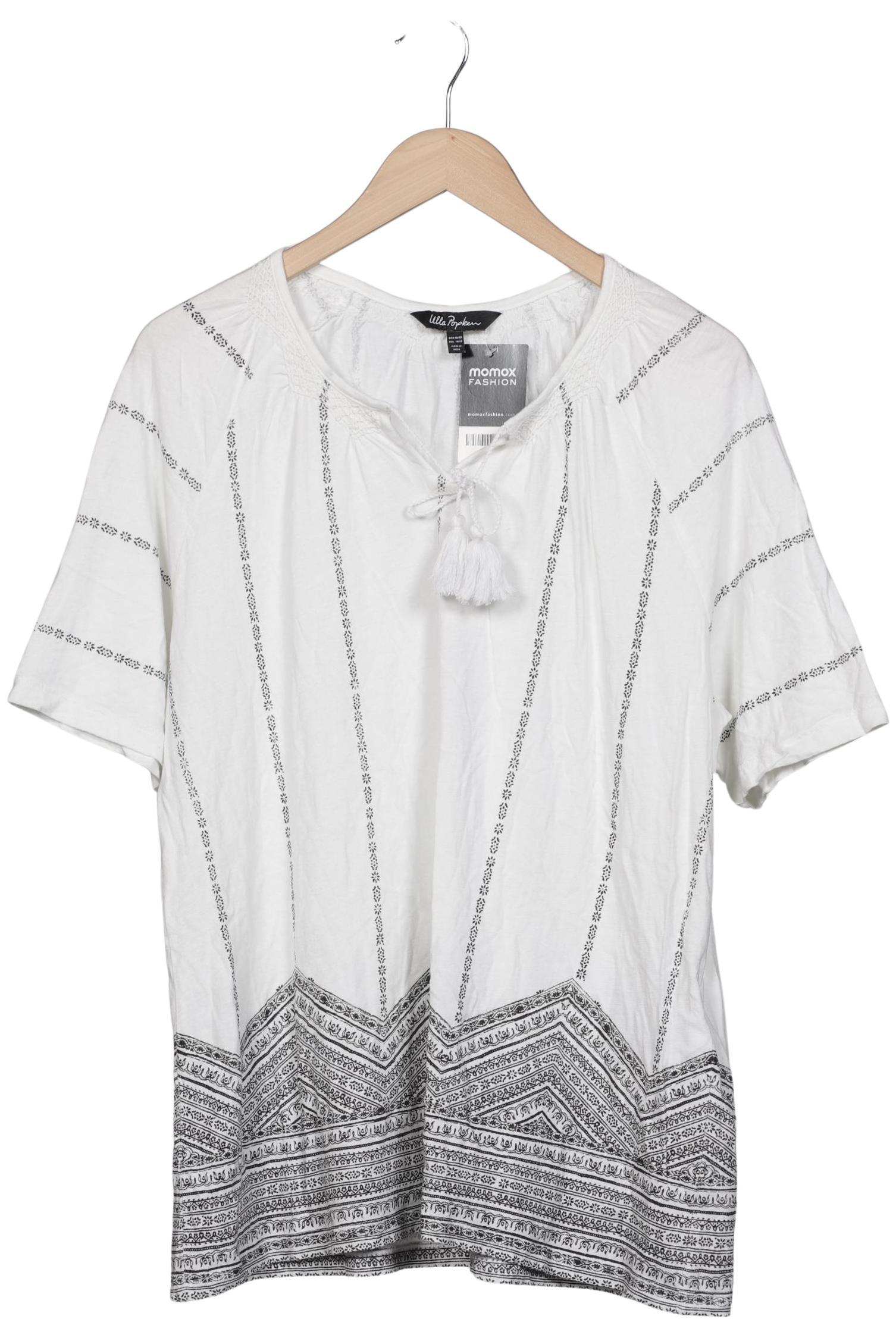 

Ulla Popken Damen T-Shirt, weiß, Gr. 46