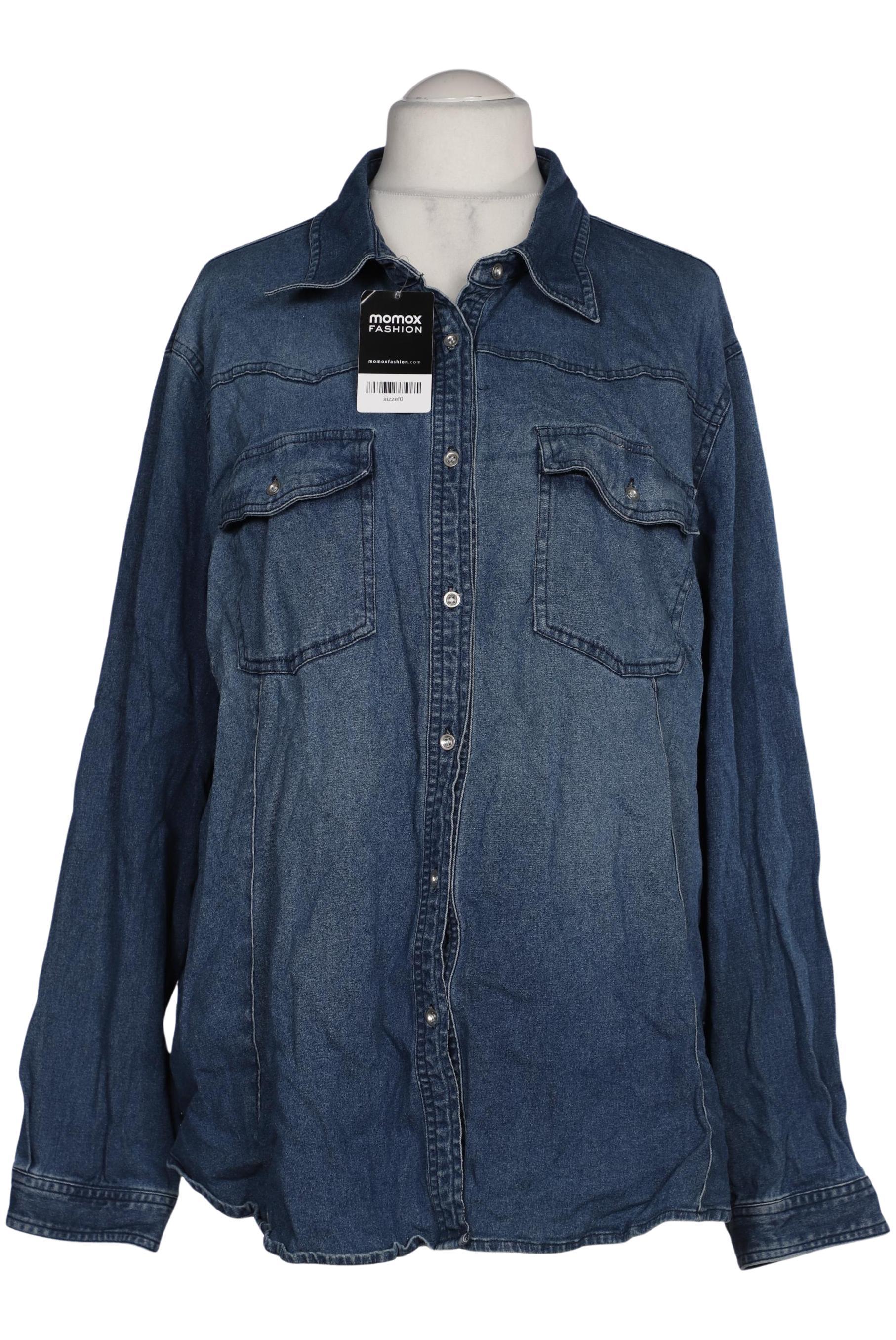 

Ulla Popken Damen Bluse, blau, Gr. 54