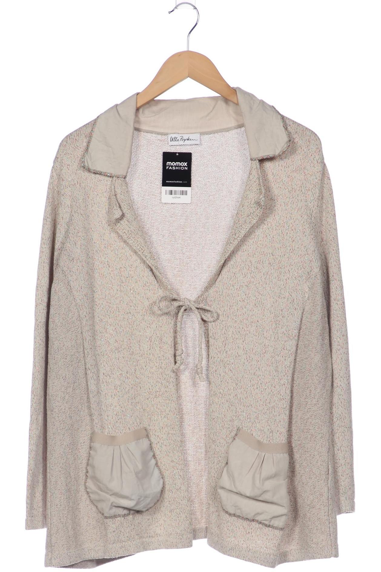 

Ulla Popken Damen Strickjacke, cremeweiß, Gr. 46