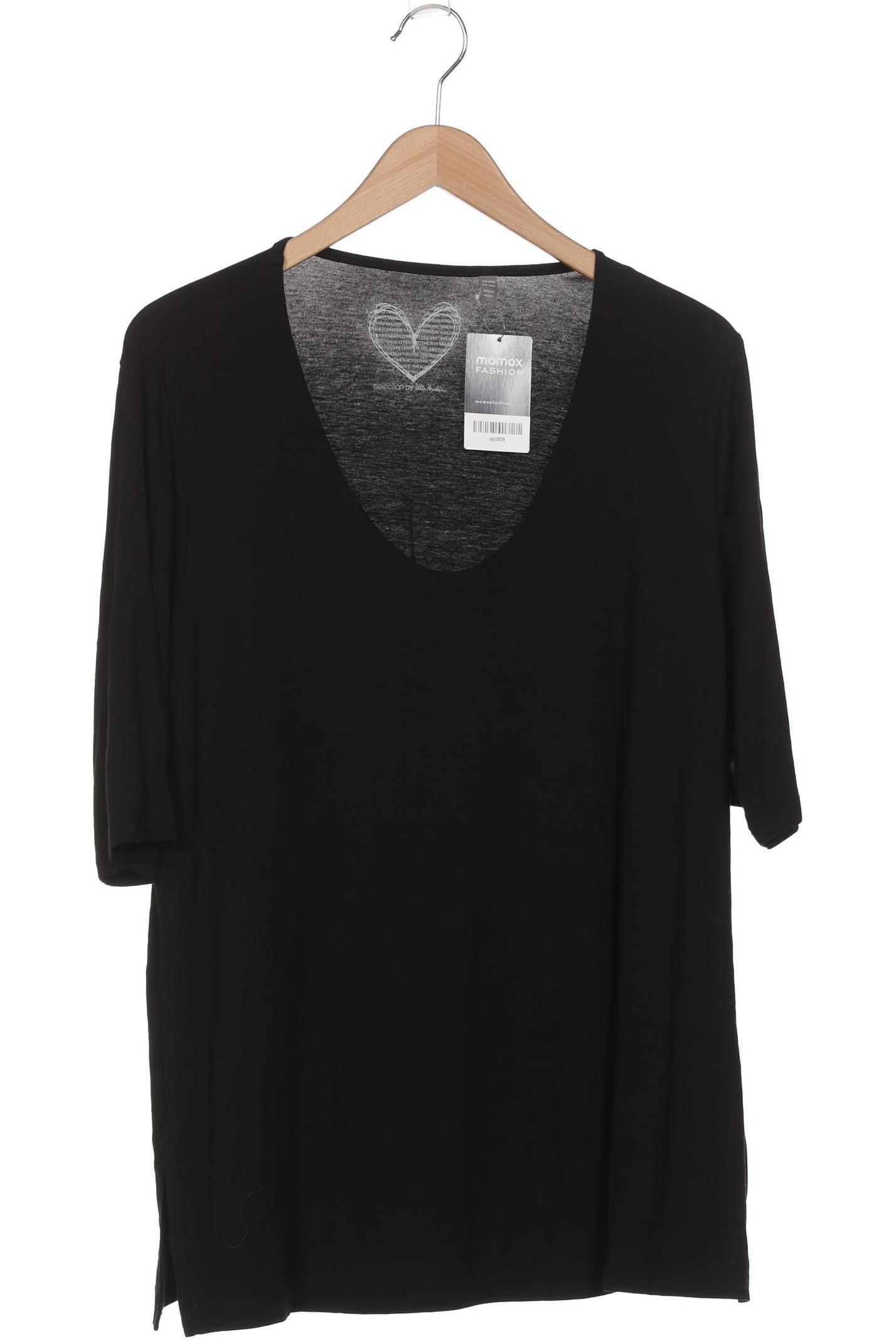 

Ulla Popken Damen T-Shirt, schwarz, Gr. 46