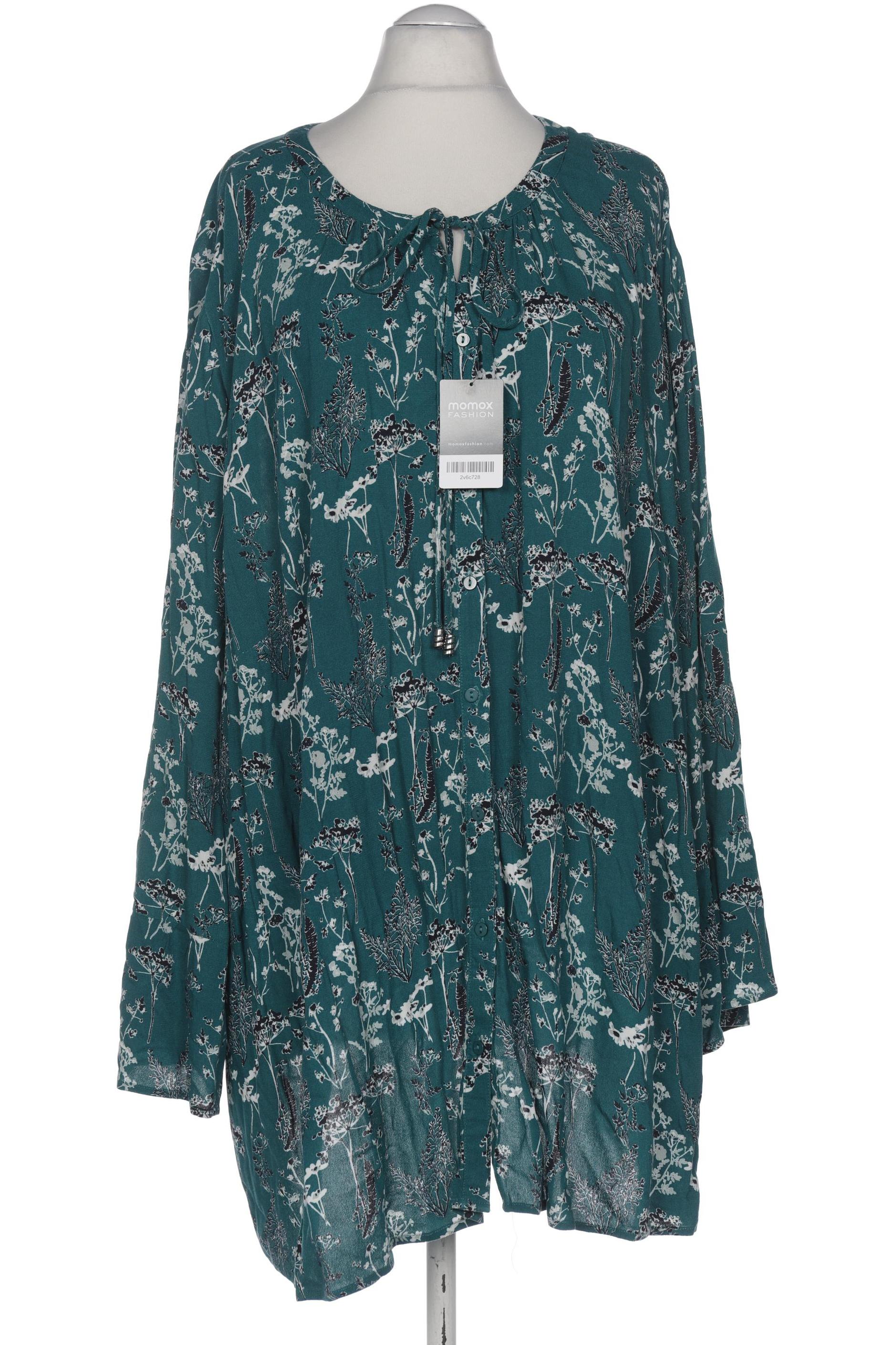 

Ulla Popken Damen Bluse, türkis, Gr. 58