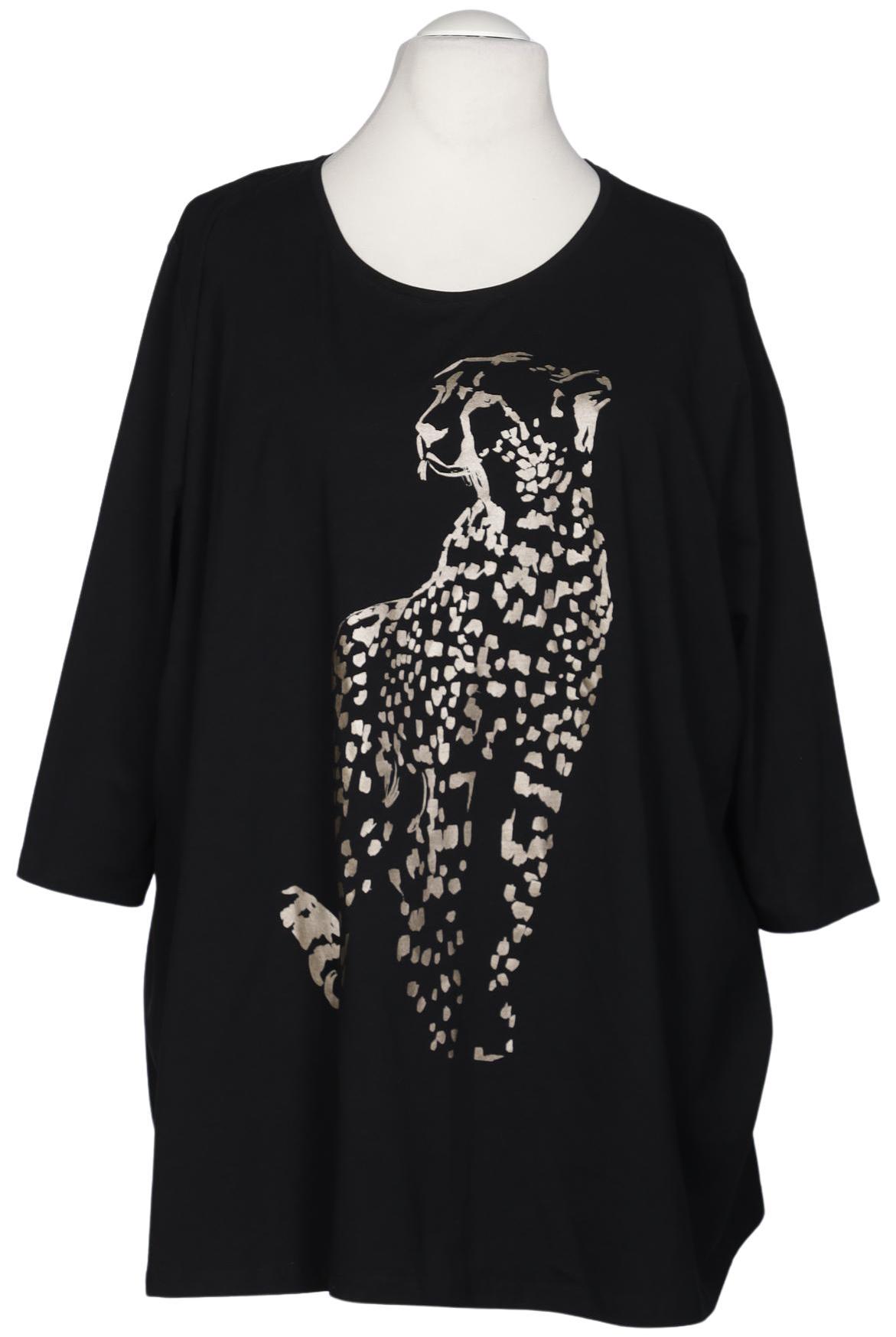 

Ulla Popken Damen T-Shirt, schwarz, Gr. 58