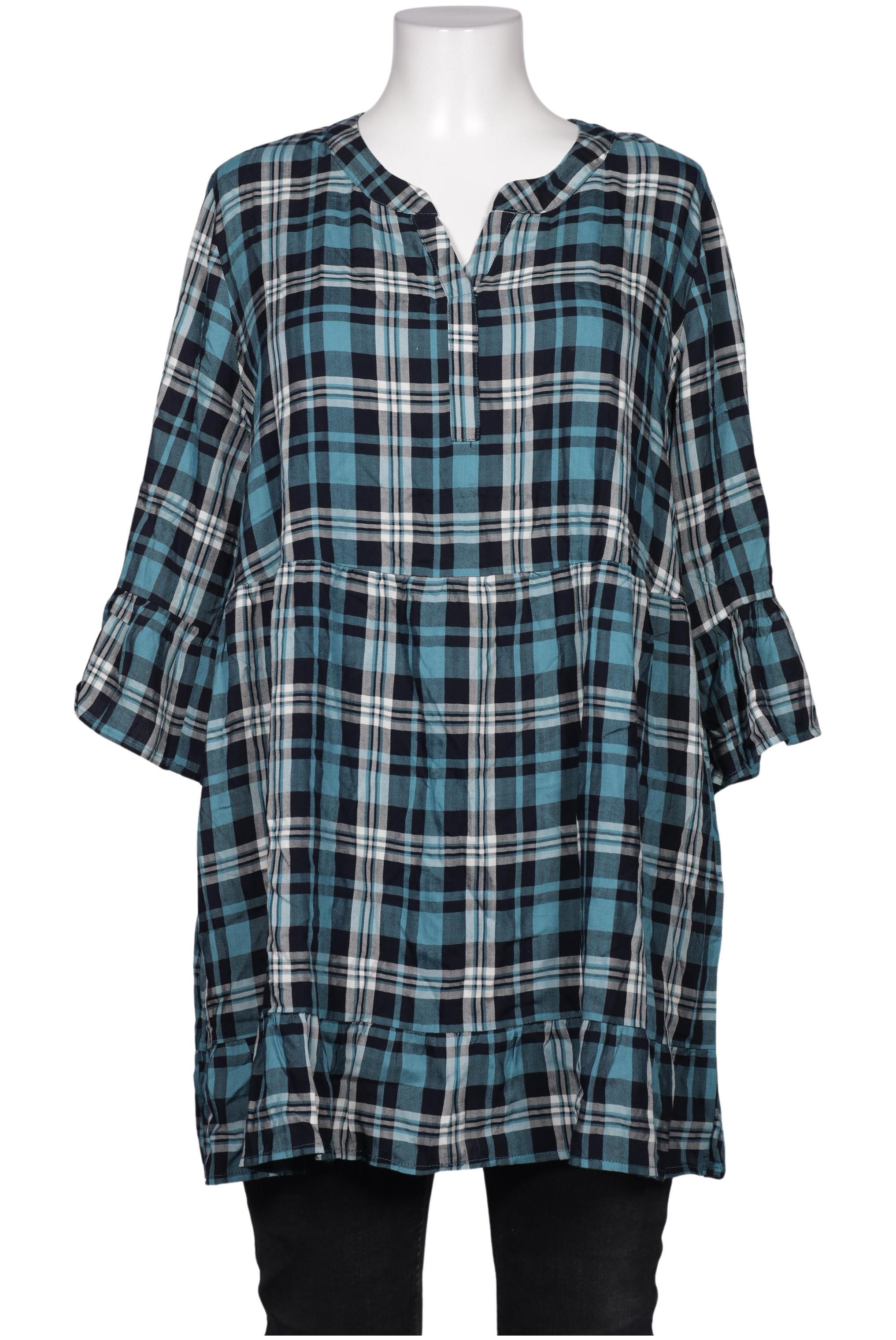 

Ulla Popken Damen Bluse, blau, Gr. 46