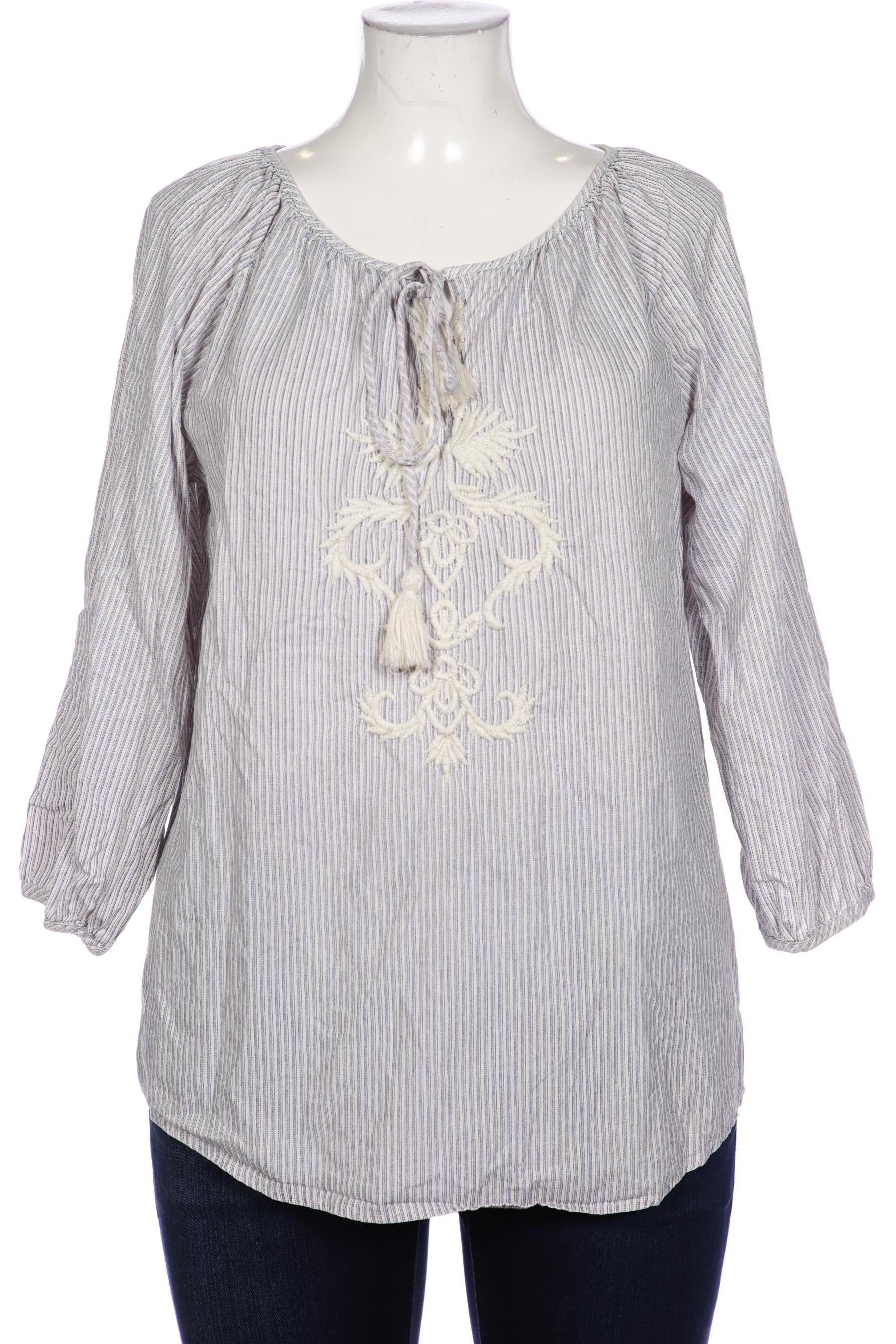 

Ulla Popken Damen Bluse, blau, Gr. 44