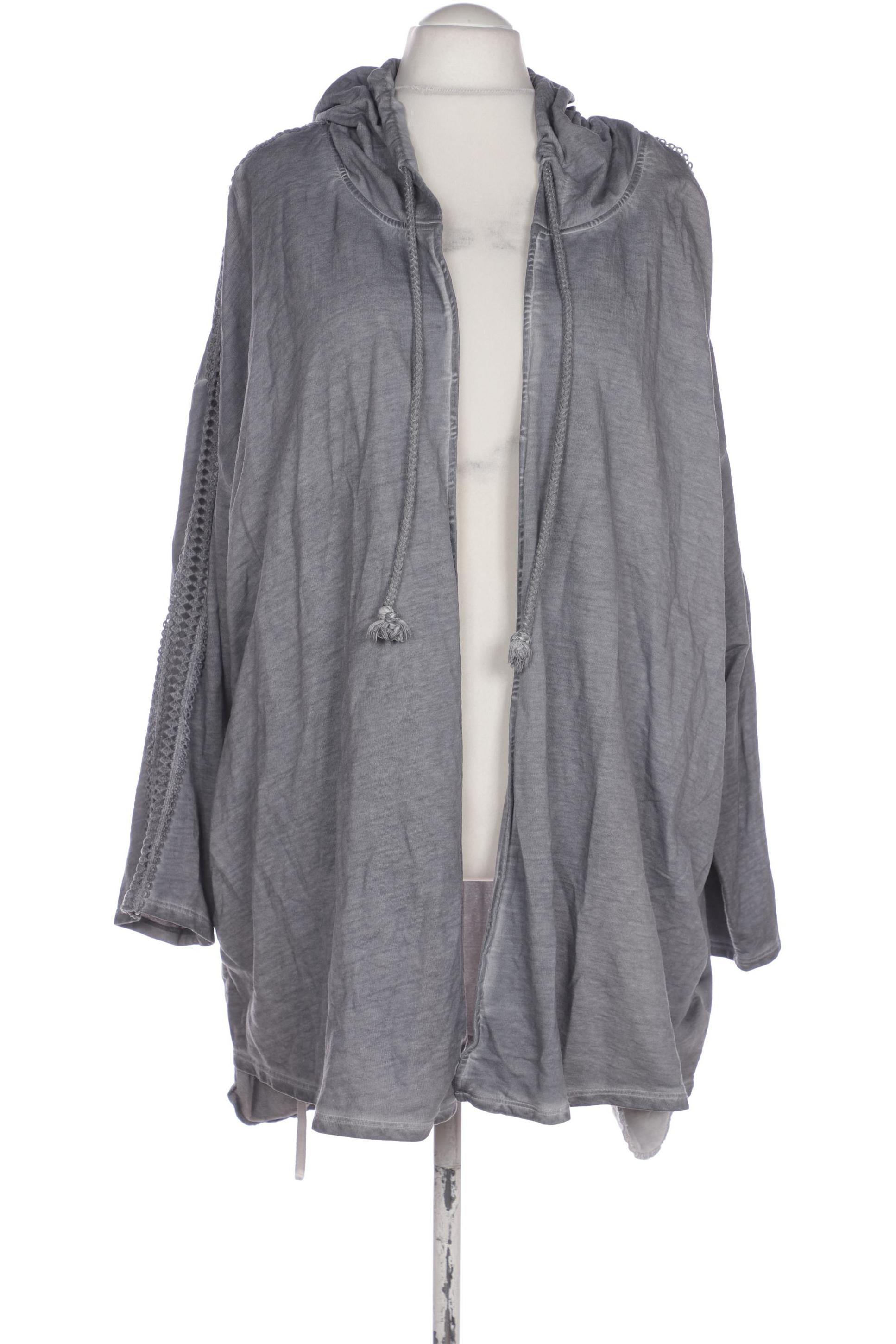 

Ulla Popken Damen Kapuzenpullover, grau, Gr. 54