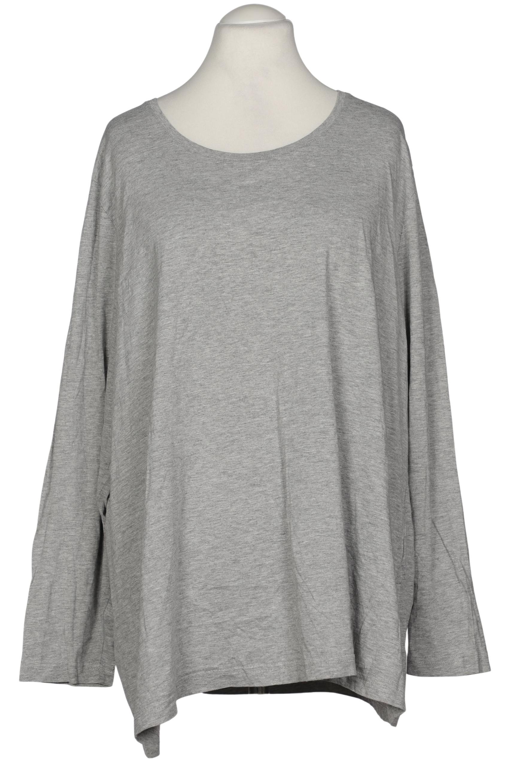 

Ulla Popken Damen Langarmshirt, grau, Gr. 54