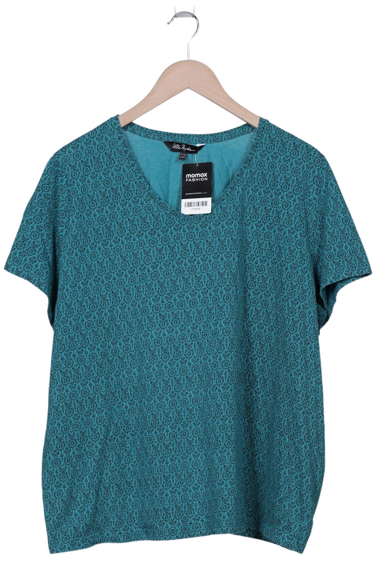 

Ulla Popken Damen T-Shirt, türkis, Gr. 50