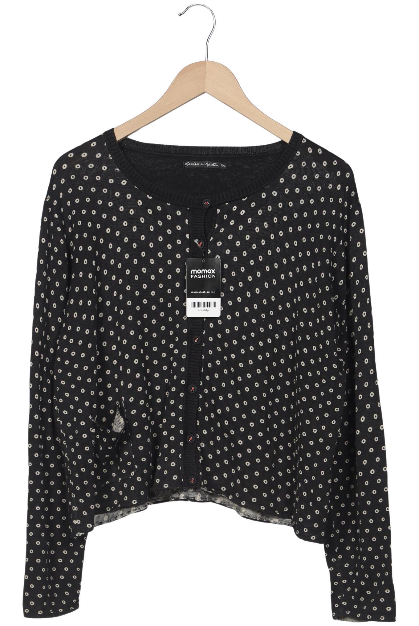 

Ulla Popken Damen Strickjacke, schwarz, Gr. 46