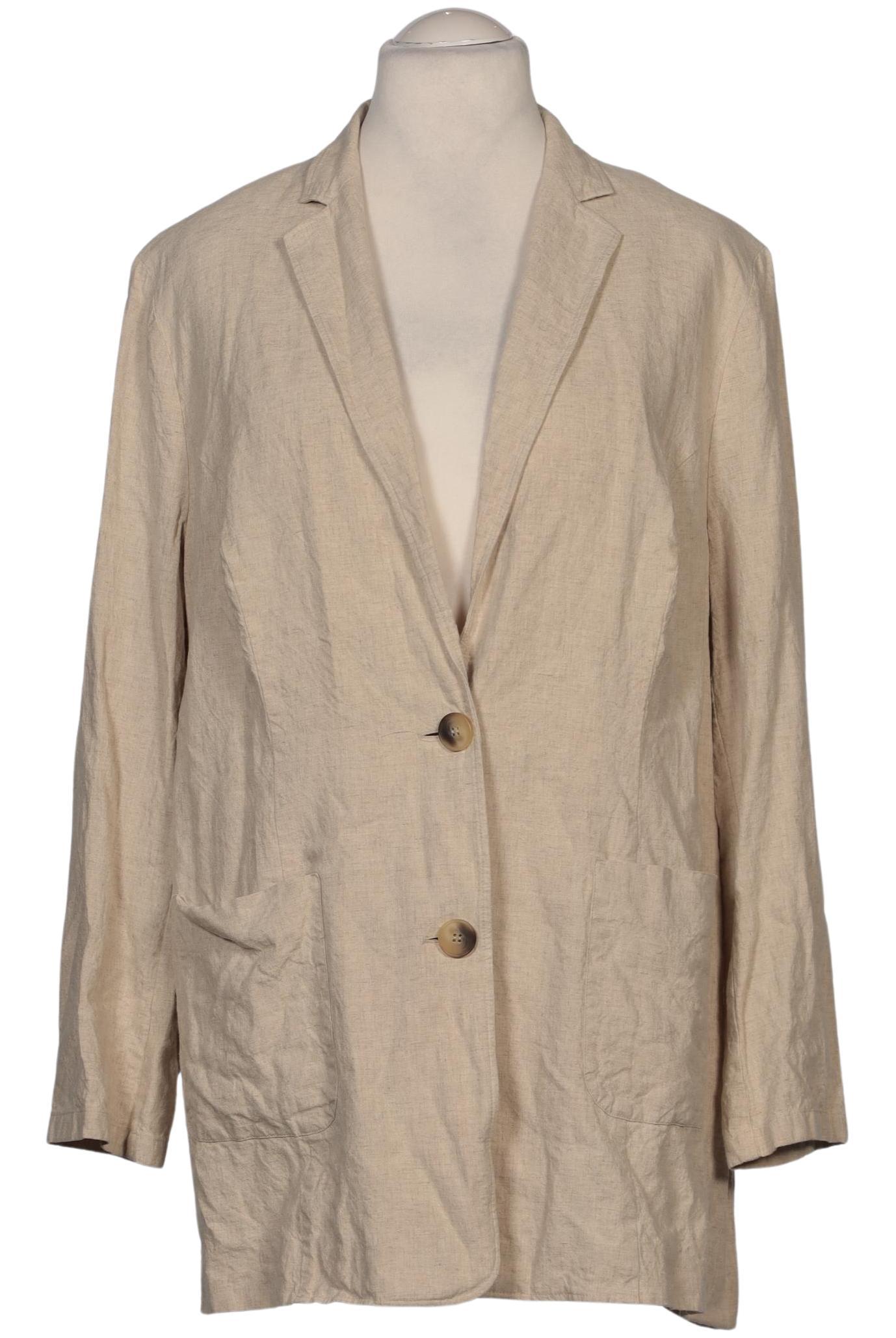

Ulla Popken Damen Blazer, beige, Gr. 48