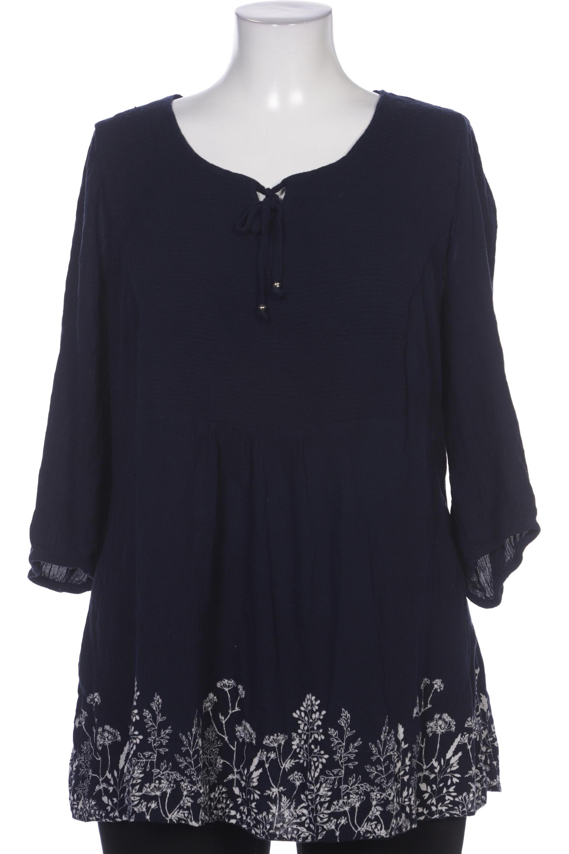 

Ulla Popken Damen Bluse, marineblau, Gr. 46