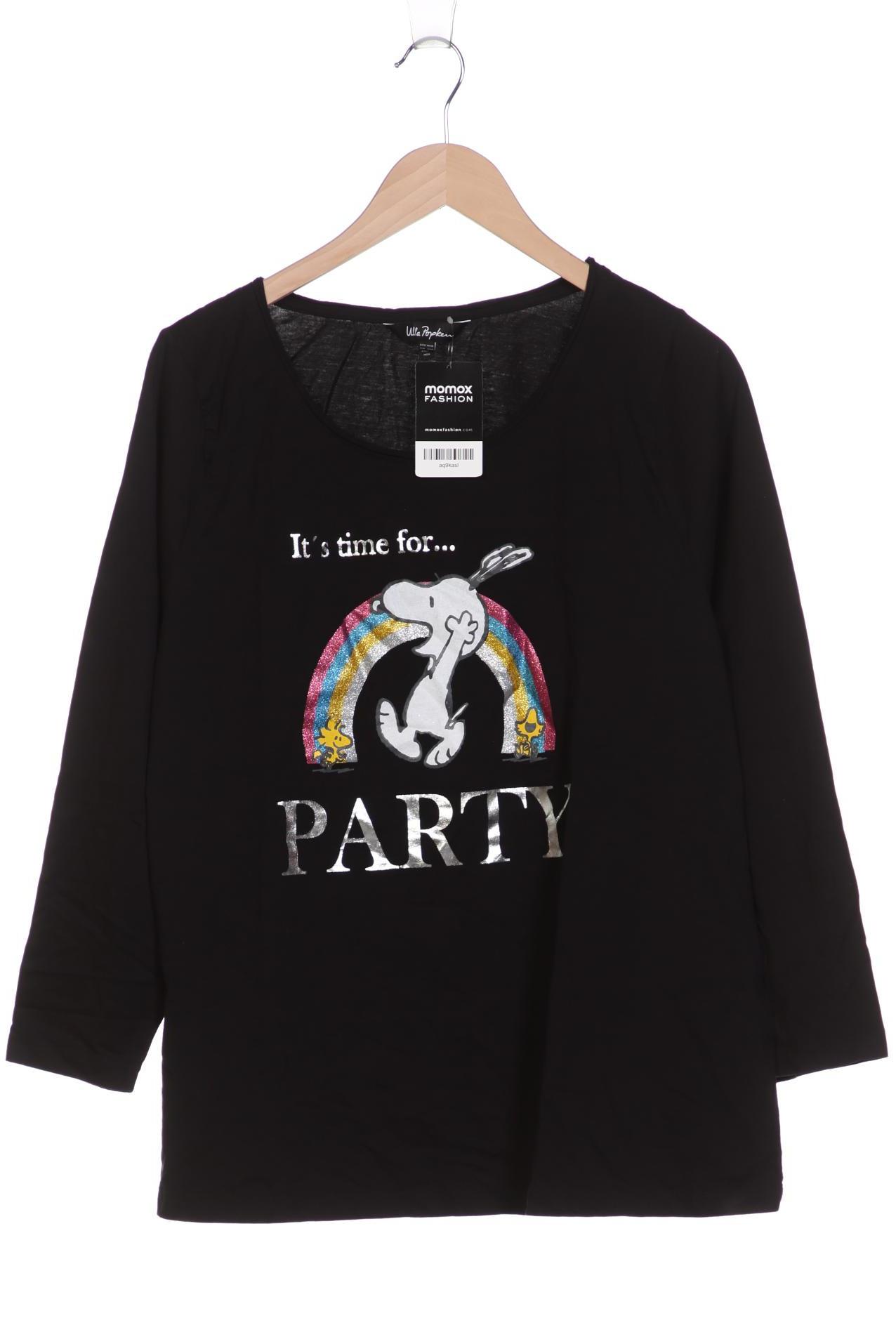 

Ulla Popken Damen Langarmshirt, schwarz, Gr. 46