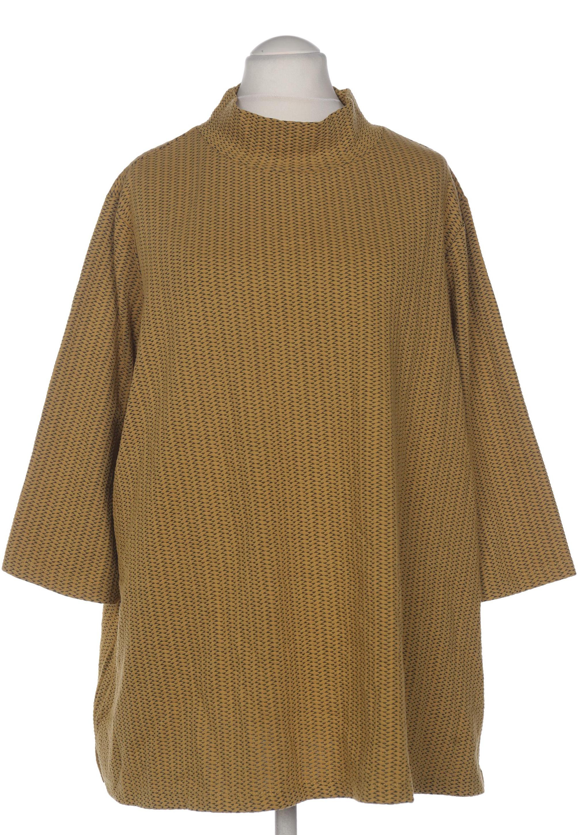 

Ulla Popken Damen Langarmshirt, gelb, Gr. 54