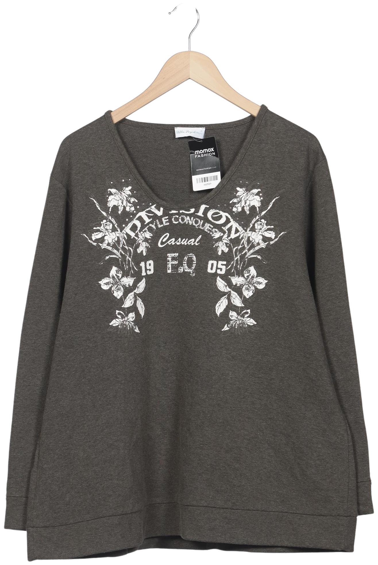 

Ulla Popken Damen Sweatshirt, grau, Gr. 50