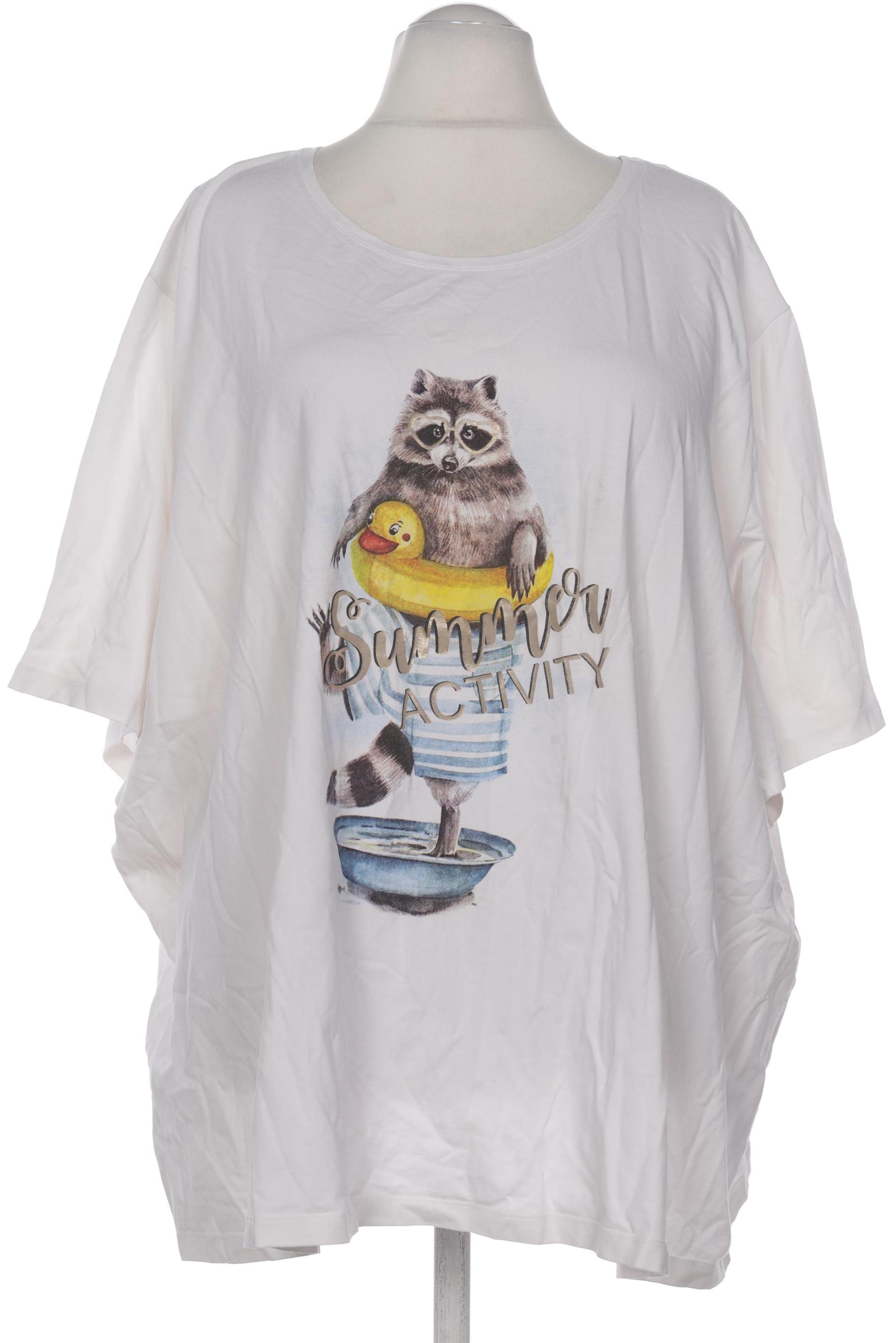 

Ulla Popken Damen T-Shirt, weiß, Gr. 62