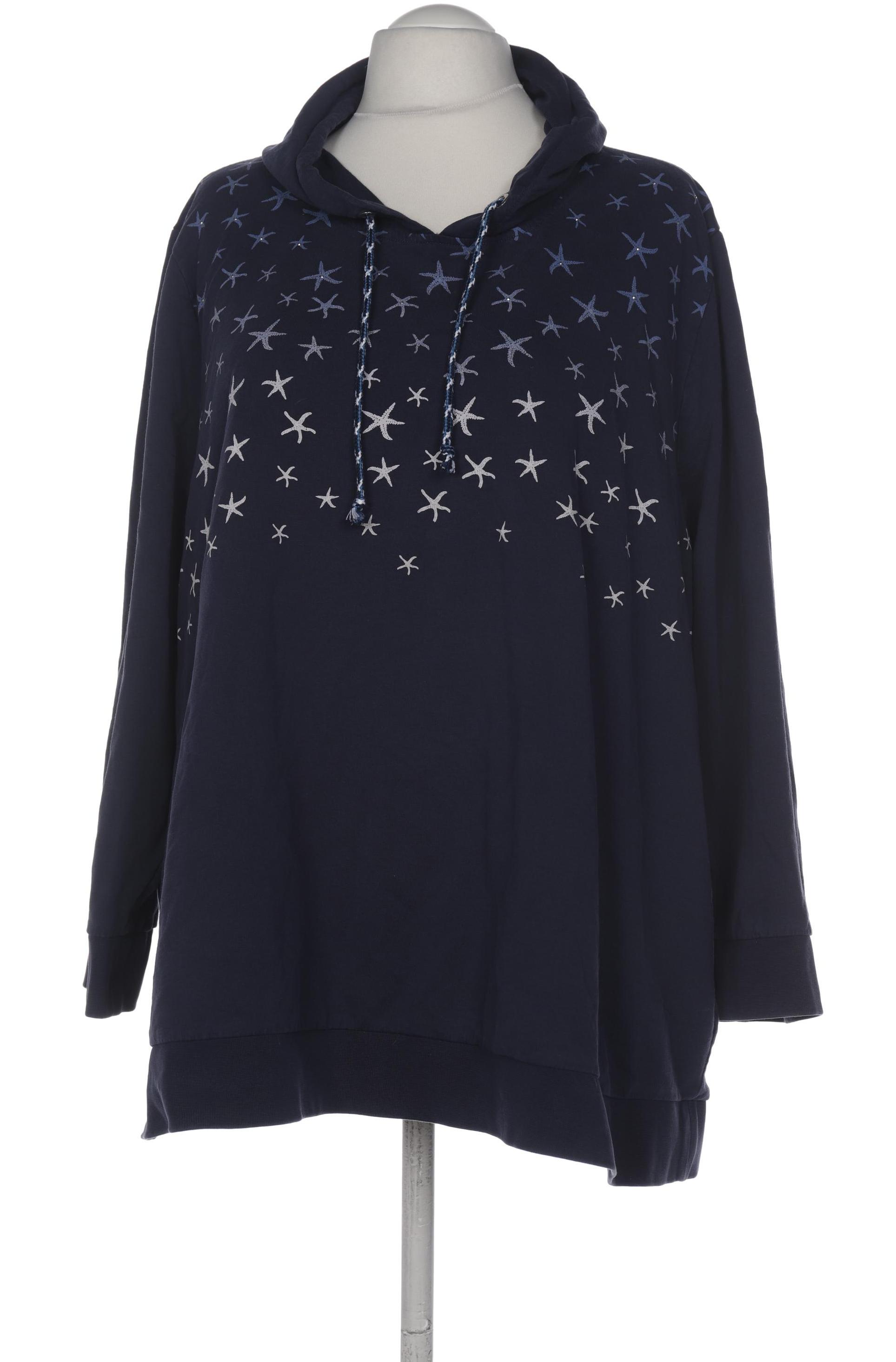 

Ulla Popken Damen Kapuzenpullover, marineblau, Gr. 58