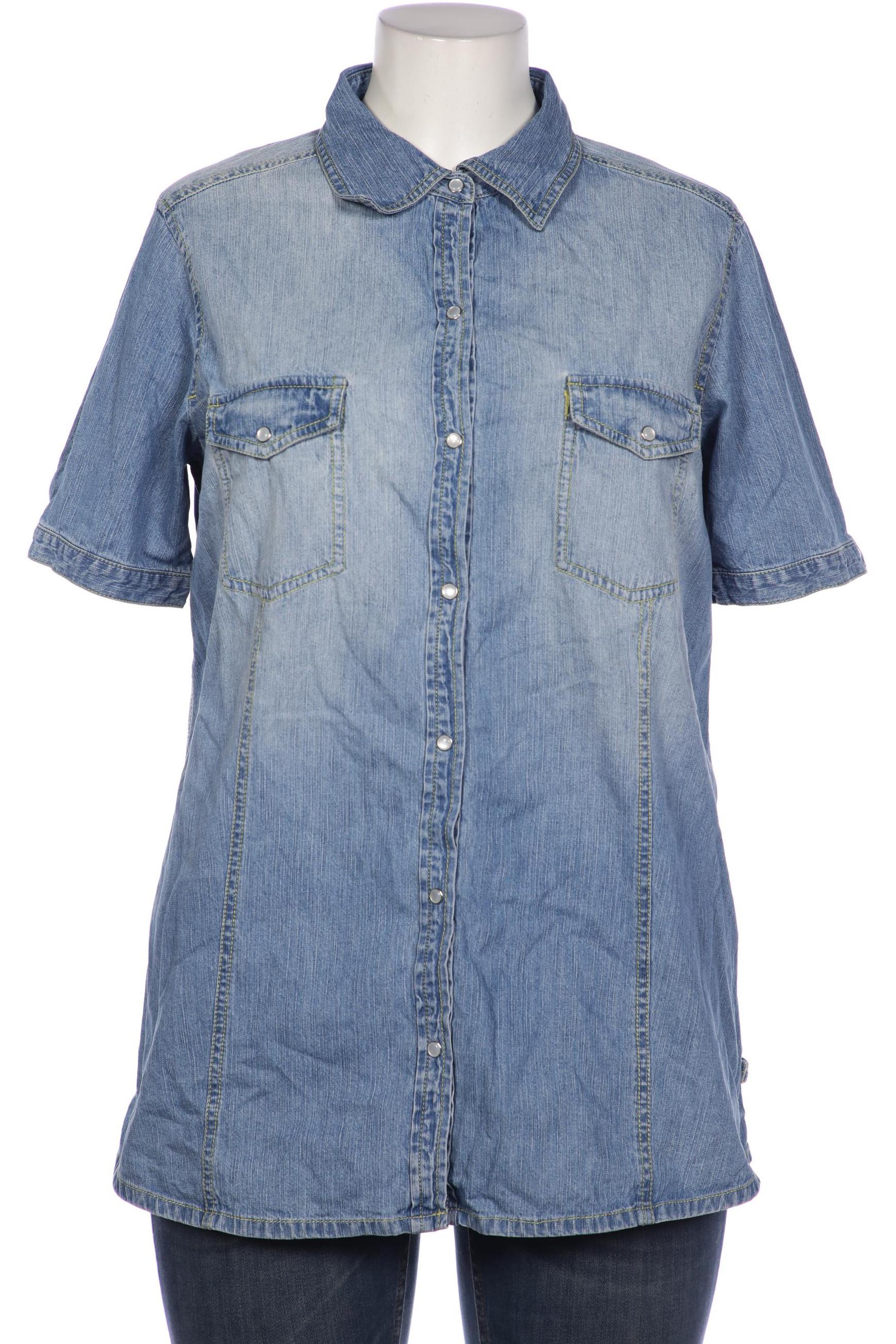

Ulla Popken Damen Bluse, hellblau, Gr. 42