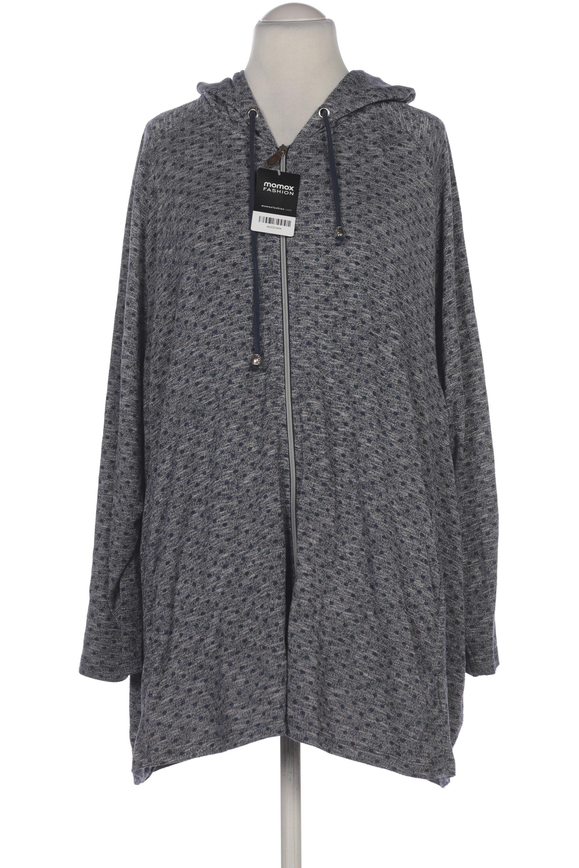 

Ulla Popken Damen Kapuzenpullover, blau, Gr. 58