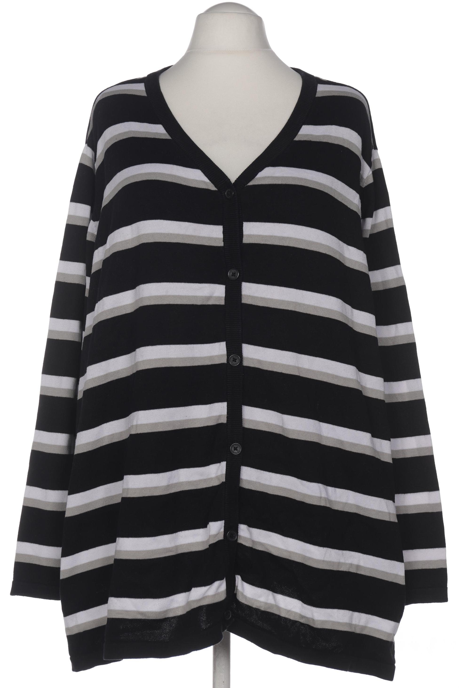 

Ulla Popken Damen Strickjacke, schwarz, Gr. 56