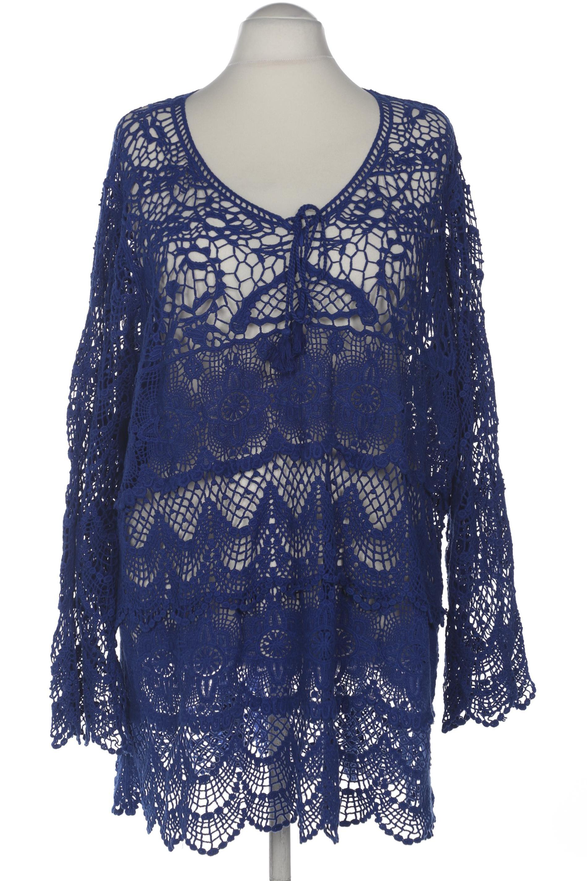 

Ulla Popken Damen Bluse, blau, Gr. 54