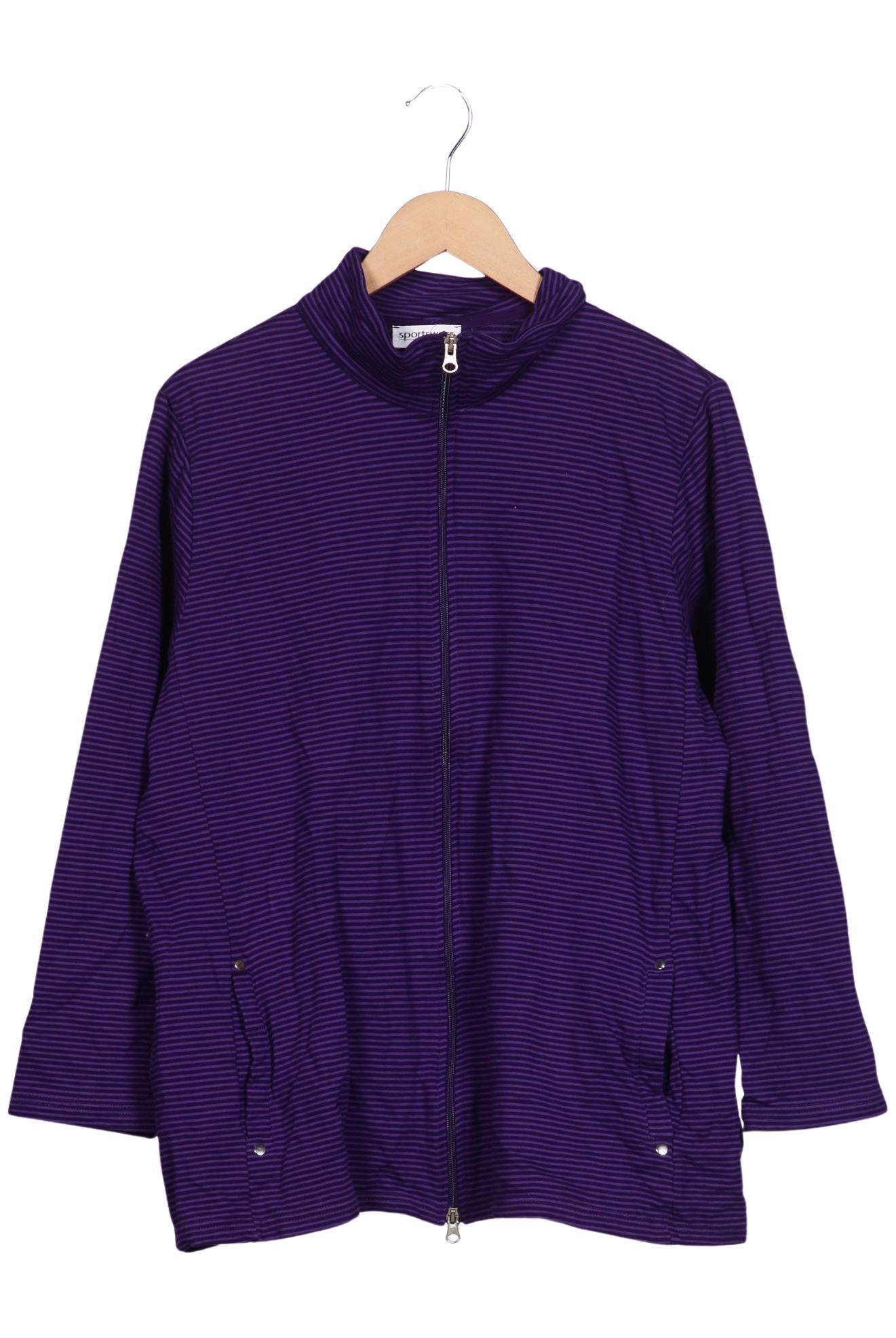 

Ulla Popken Damen Strickjacke, flieder, Gr. 46