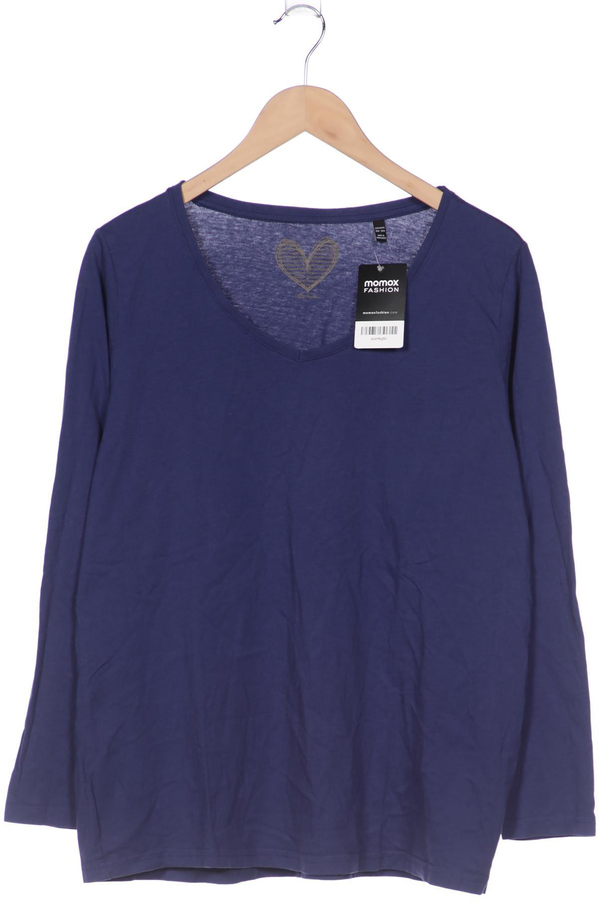 

Ulla Popken Damen Langarmshirt, marineblau