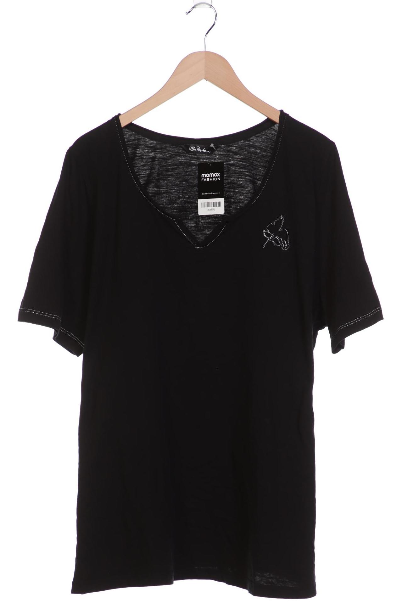 

Ulla Popken Damen T-Shirt, schwarz, Gr. 48