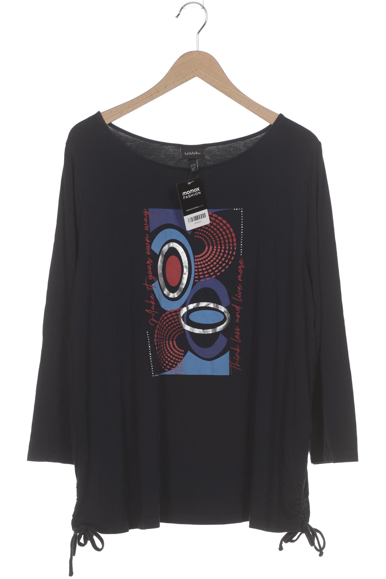 

Ulla Popken Damen Langarmshirt, marineblau, Gr. 50